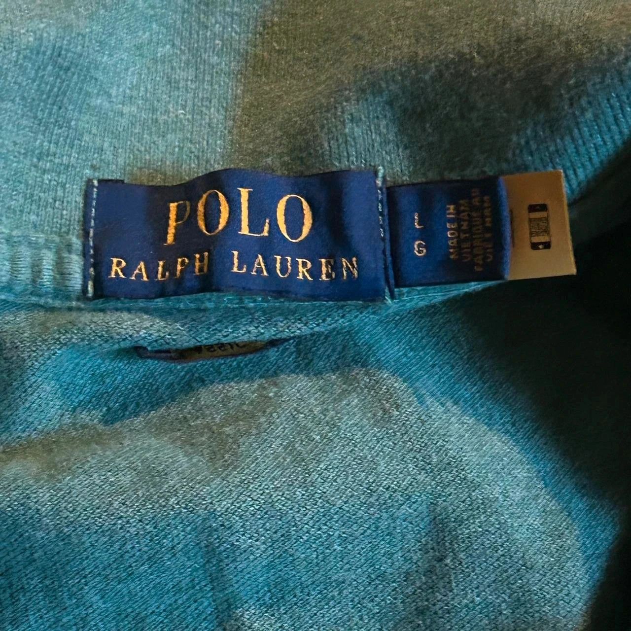 Polo Ralph Lauren Vintage Polo Ralph Lauren green polo shirt Size US L / EU 52-54 / 3 - 3 Thumbnail