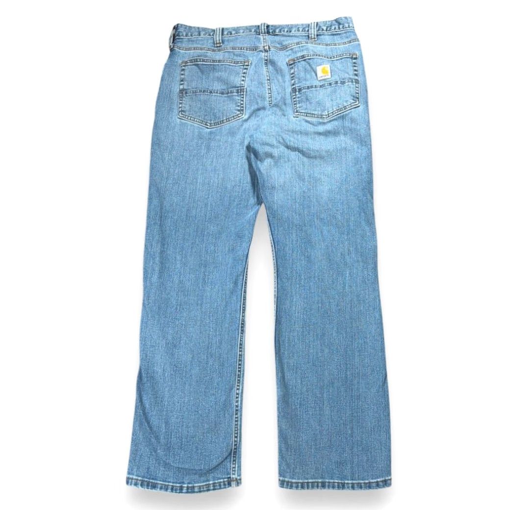 Carhartt Carhartt Jeans Mens 34x30 Blue Denim Rugged Flex Relaxed Fit Workwear BD2804 Size US 34 / EU 50 - 2 Thumbnail