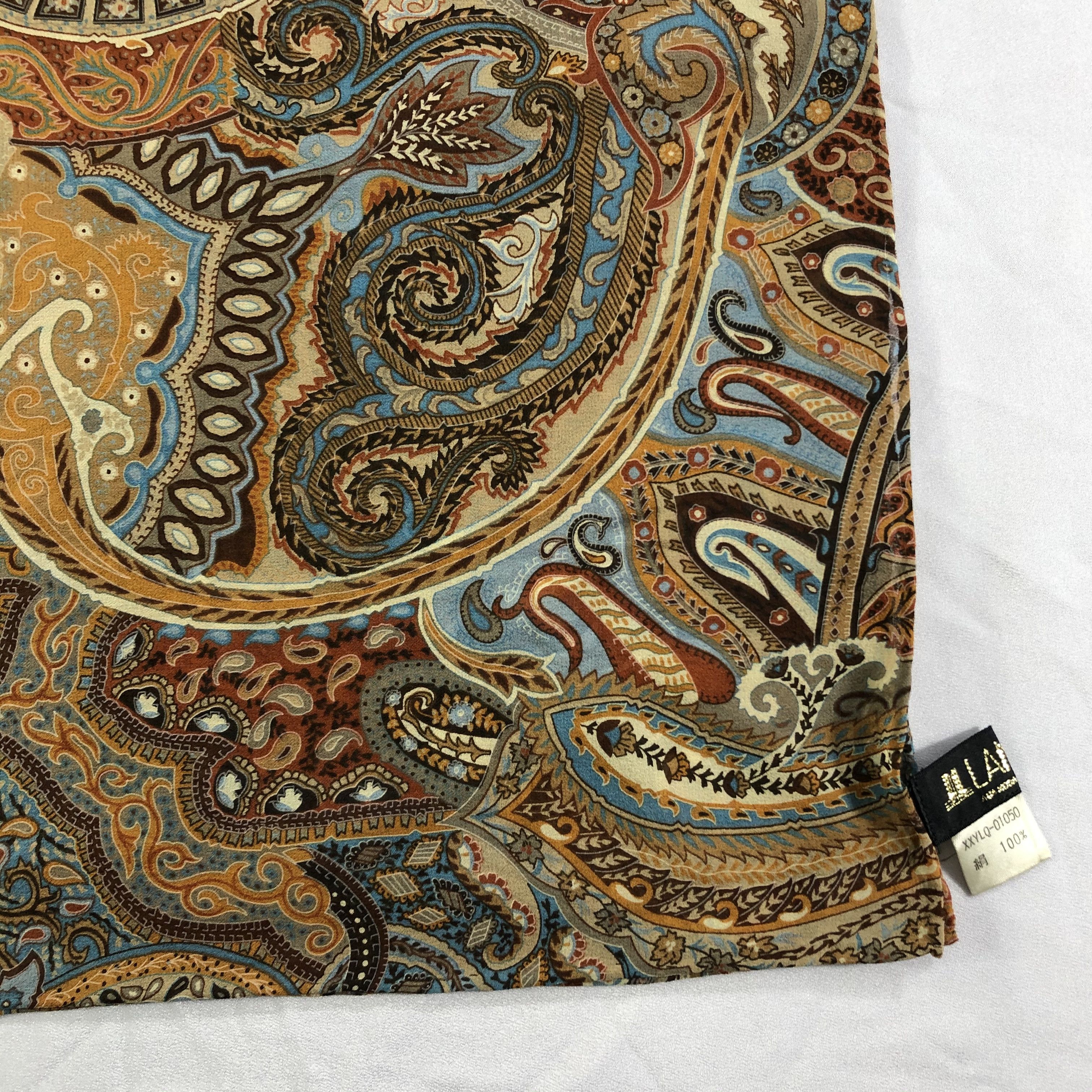 Lui di Lancetti × Vintage Vintage Lui De Lancetti Silk Scarf Size ONE SIZE - 4 Thumbnail
