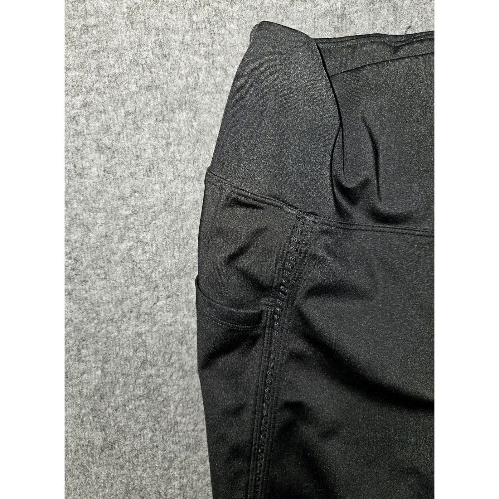 Pinko PINK Leggings Womens L High Rise Pocket Ankle Stretch Athletic Yoga Pants Black Size 36" / US 14 / IT 50 - 6 Thumbnail
