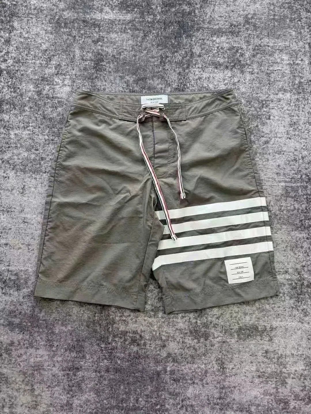 Thom Browne Thom Browne Gray Beach Shorts. Size US 38 / EU 54 - 1 Thumbnail
