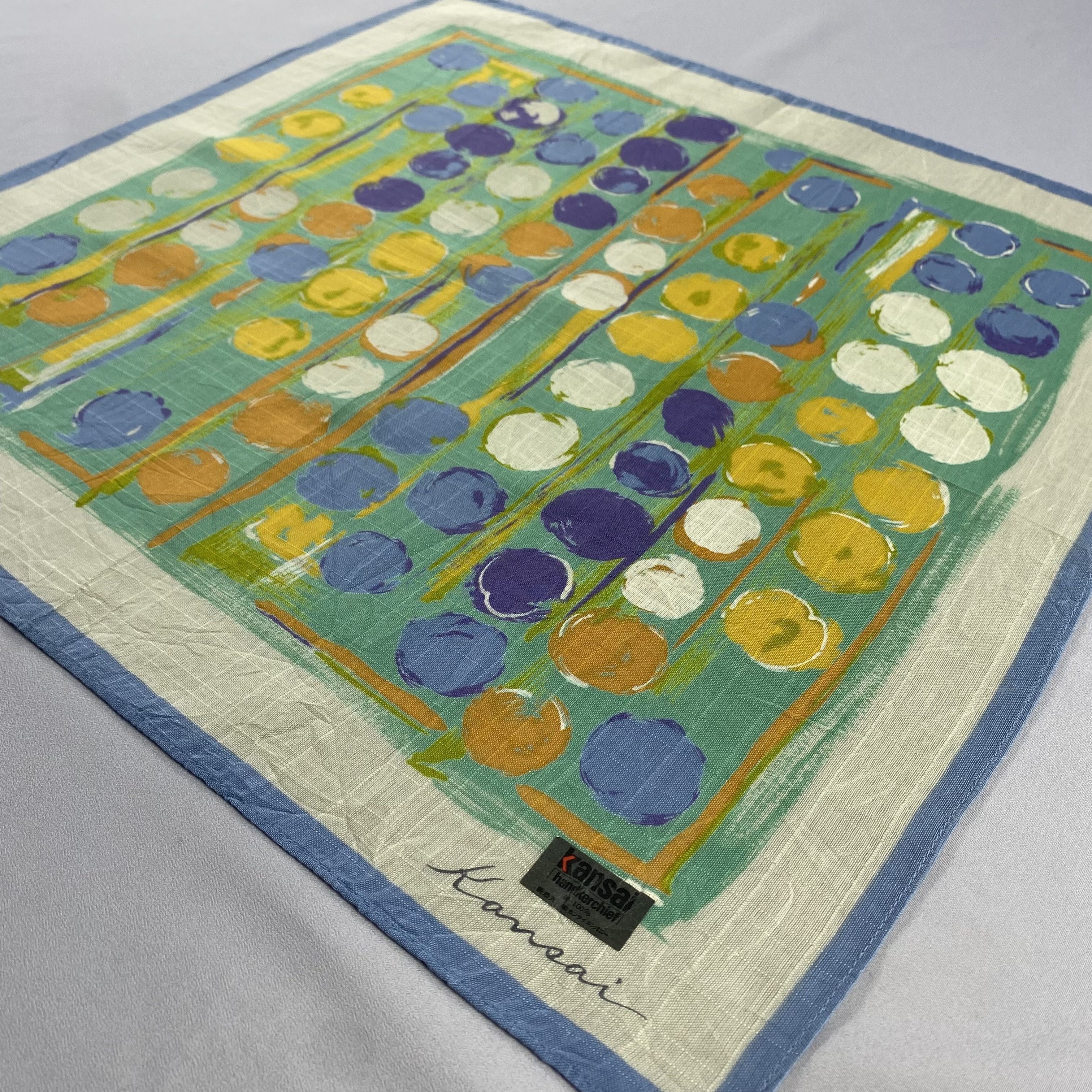 Kansai Yamamoto × Vintage Kansai Yamamoto Neckerchief / Bandana / Handkerchief-P1645 Size ONE SIZE - 2 Thumbnail