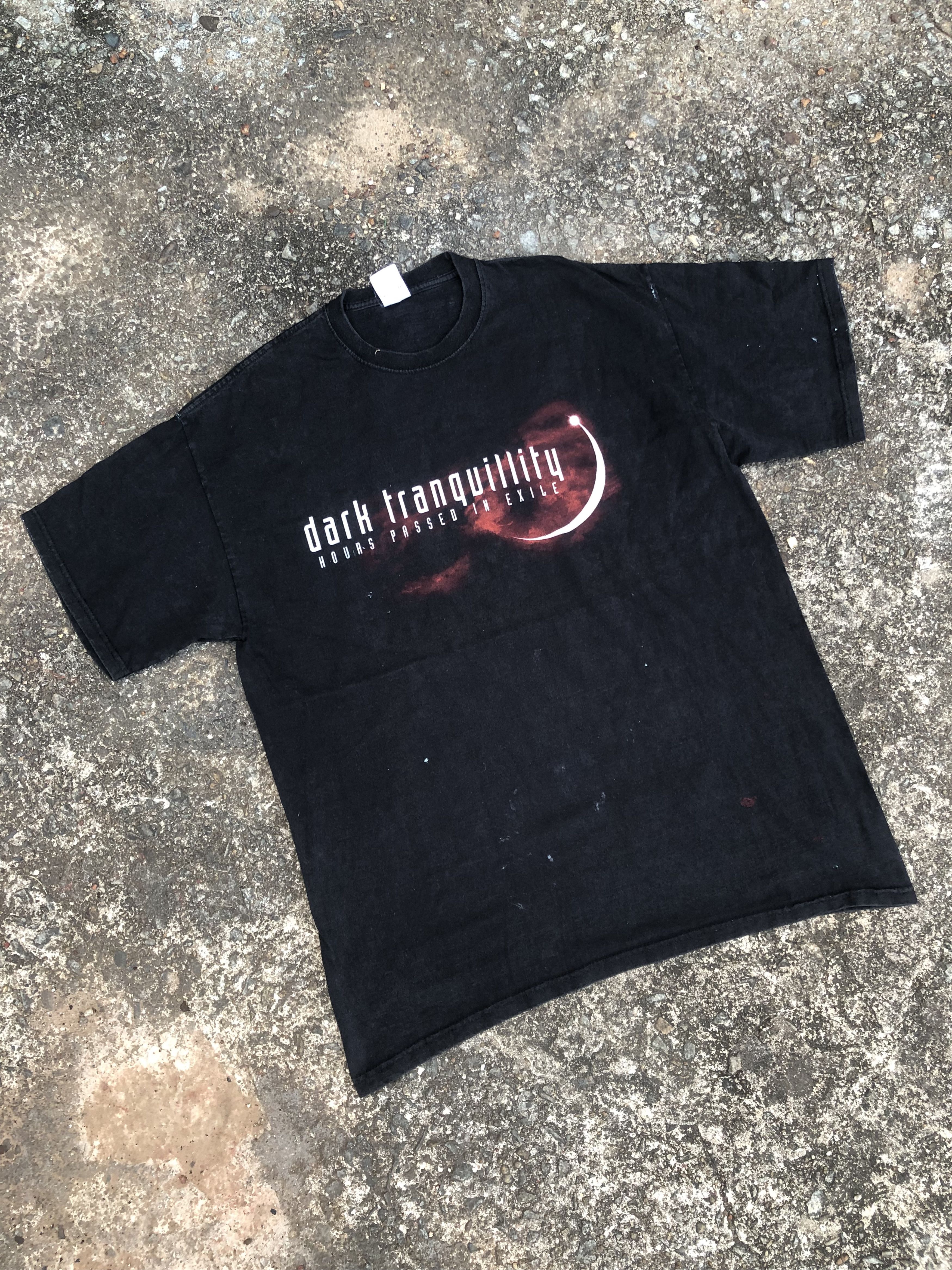 Vintage 🔥Vtg Y2K DARK TRANQUILLITY Hours Passed Metal Band T-Shirt Size US L / EU 52-54 / 3 - 1 Thumbnail
