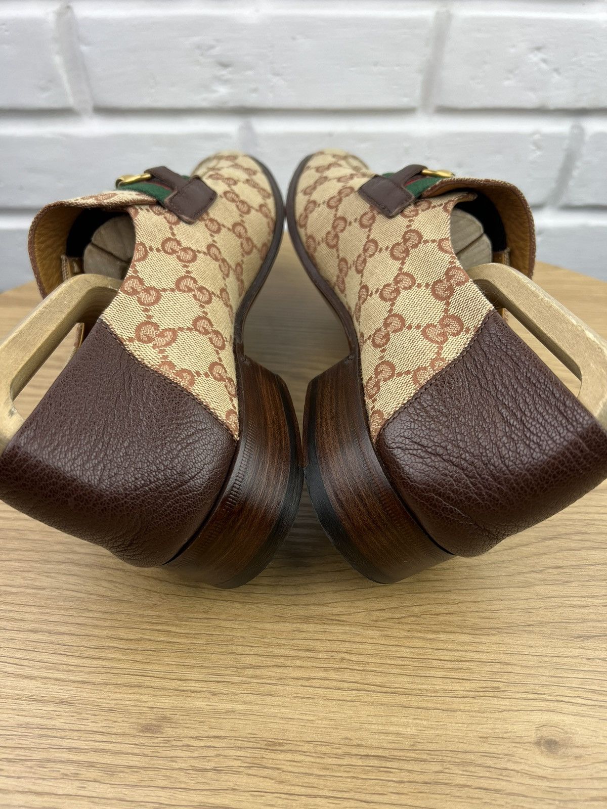 Gucci GUCCI Loafers Leather Shoes HORSEBIT Buckle GG Monogram Web Size US 9 / EU 42 - 10 Thumbnail