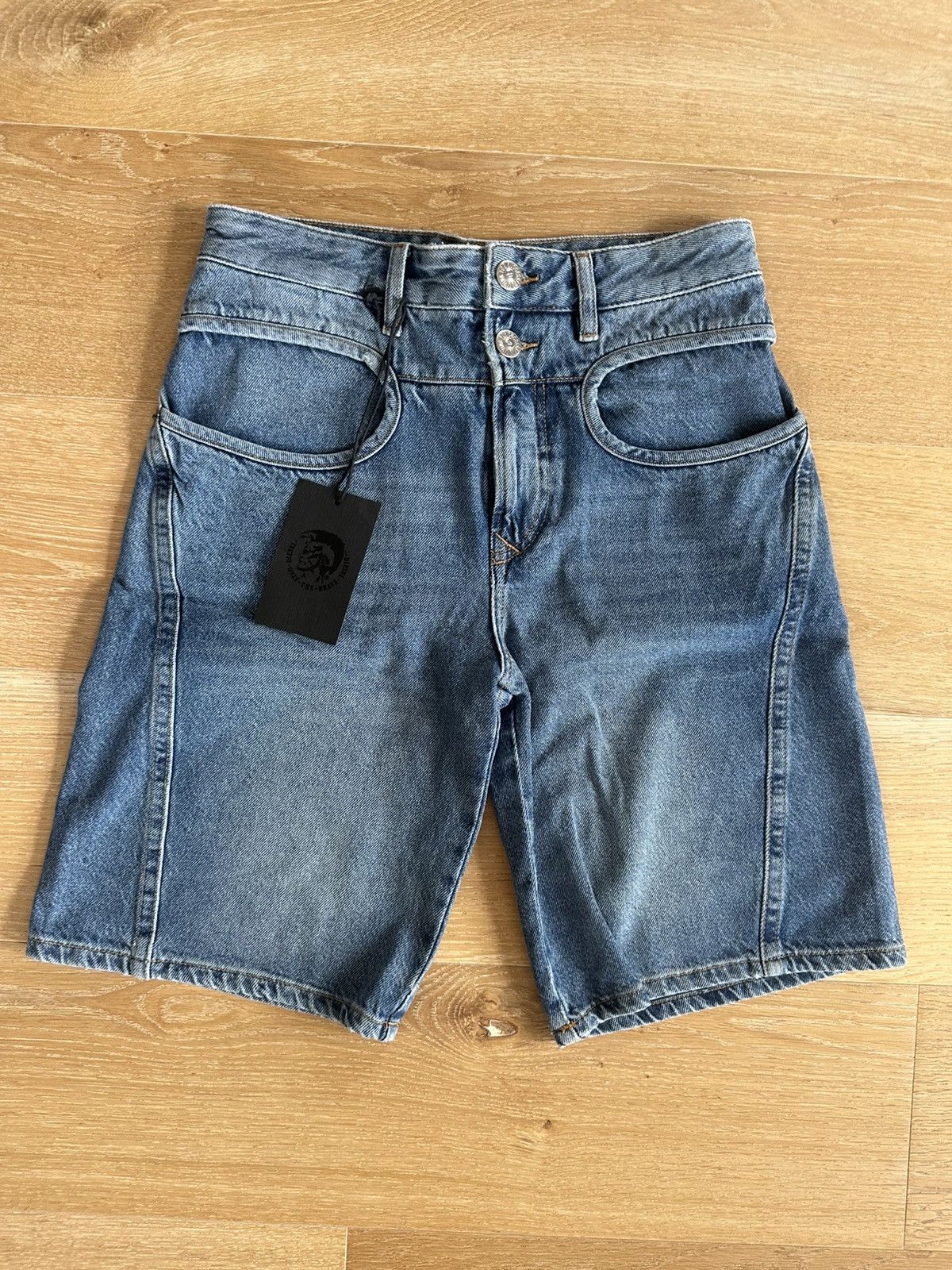 Diesel Diesel Matured Regular Denim Jean Shorts Blue Size US 26 / EU 42 - 1 Thumbnail