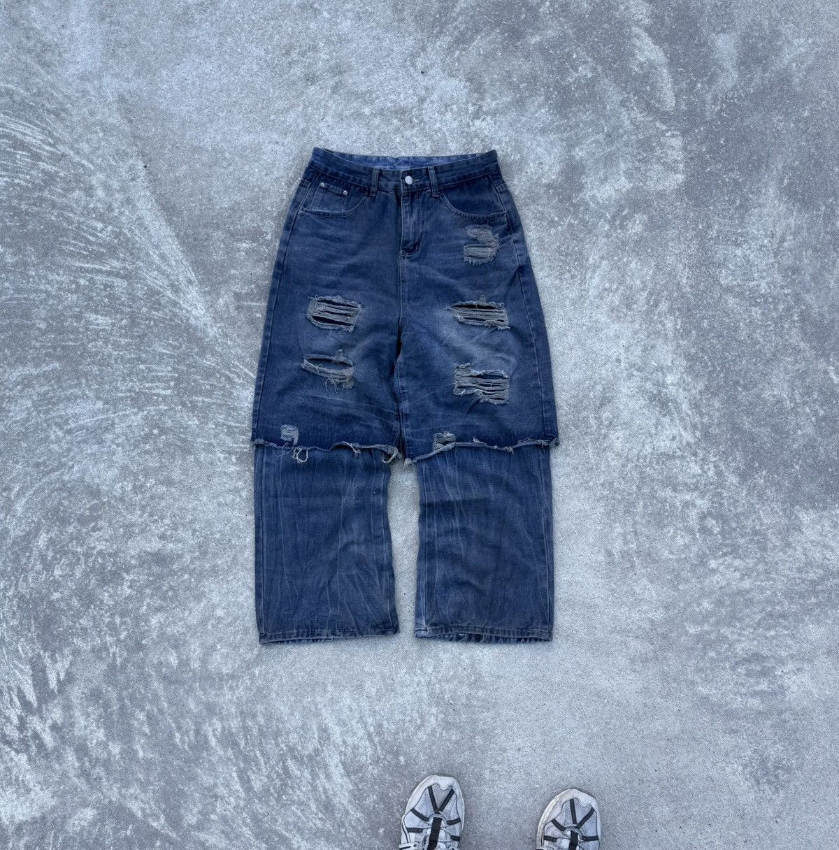 Other Vintage Y2K avantgarde streetwear opium wide swag jeans Size US 34 / EU 50 - 2 Thumbnail