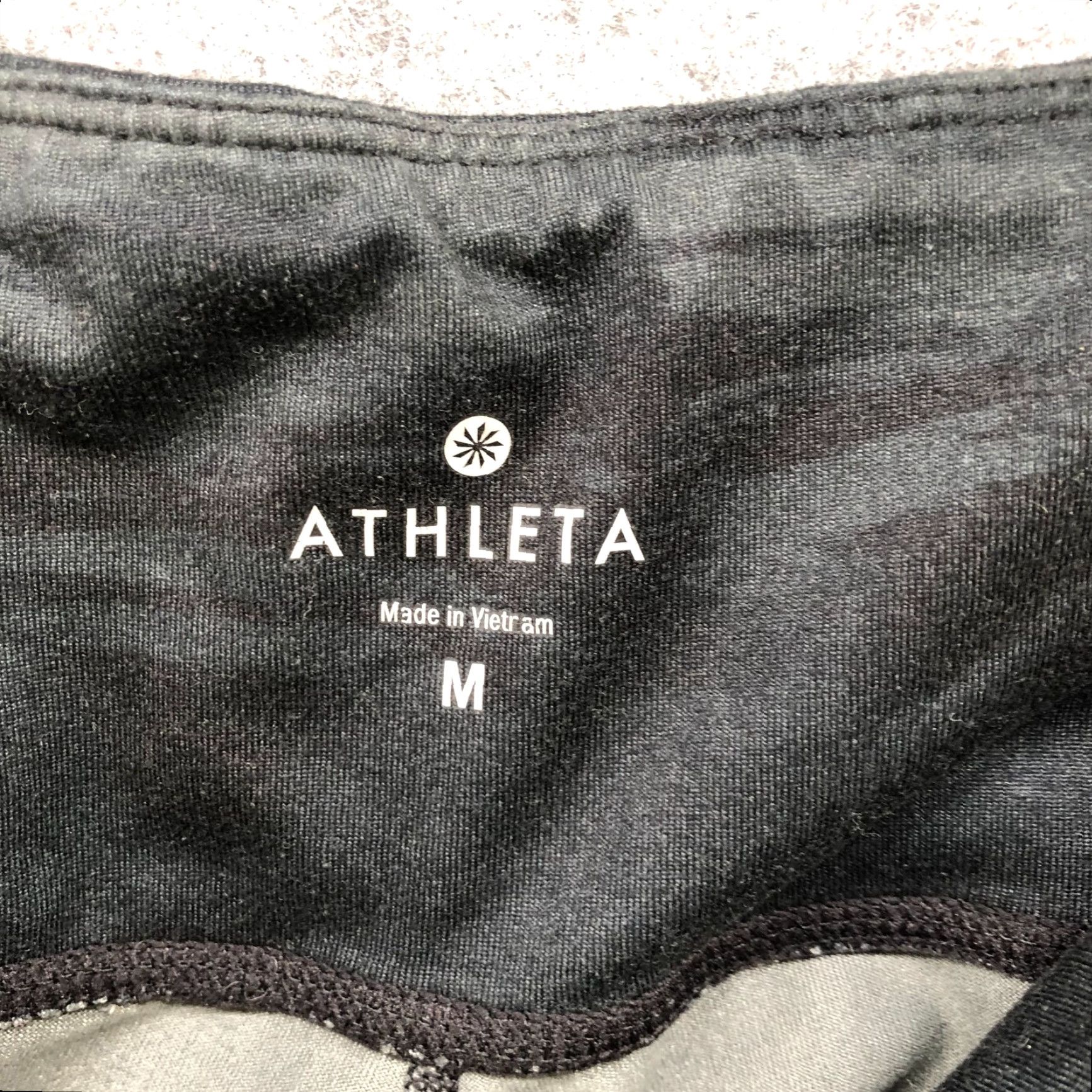 Athleta Athleta Chaturanga Leggings Womens M Black Gray Tie Dye Full Length Yoga Gym者 Size 32" / US 10 / IT 46 - 7 Thumbnail