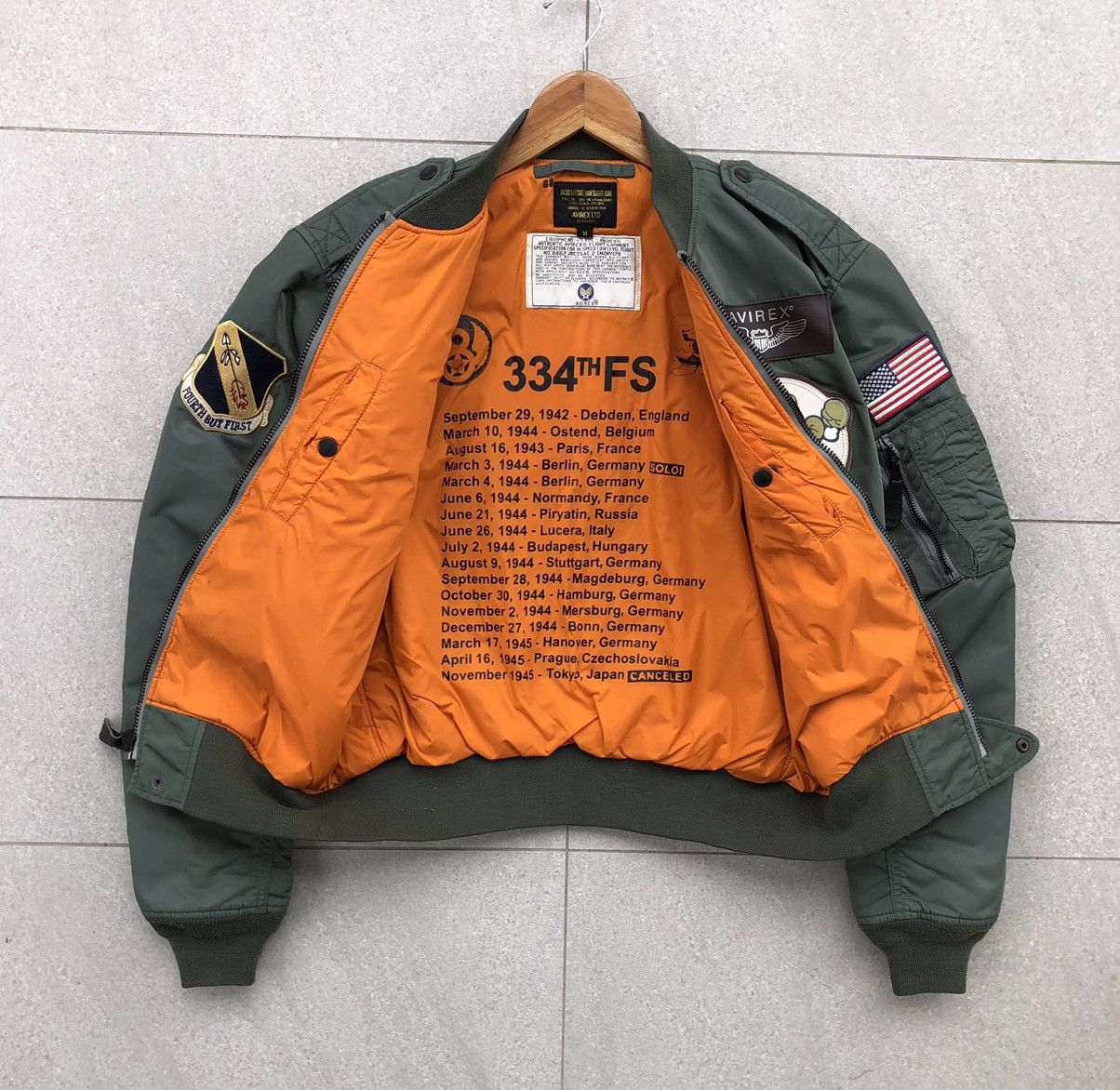 Avirex Avirex MA-1 Patches Logo Flight Military Bomber Jackets Size US M / EU 48-50 / 2 - 4 Thumbnail