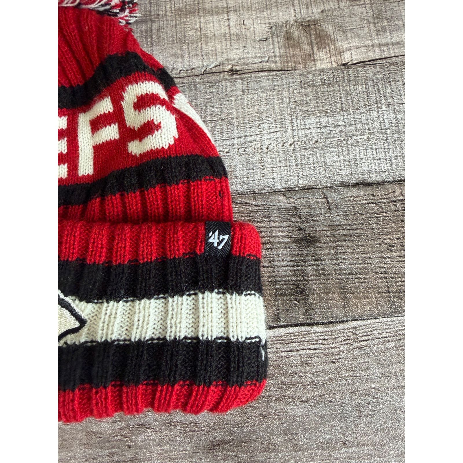 47 Kansas City Chiefs NFL Football '47 Brand Winter Beanie Size ONE SIZE - 3 Thumbnail