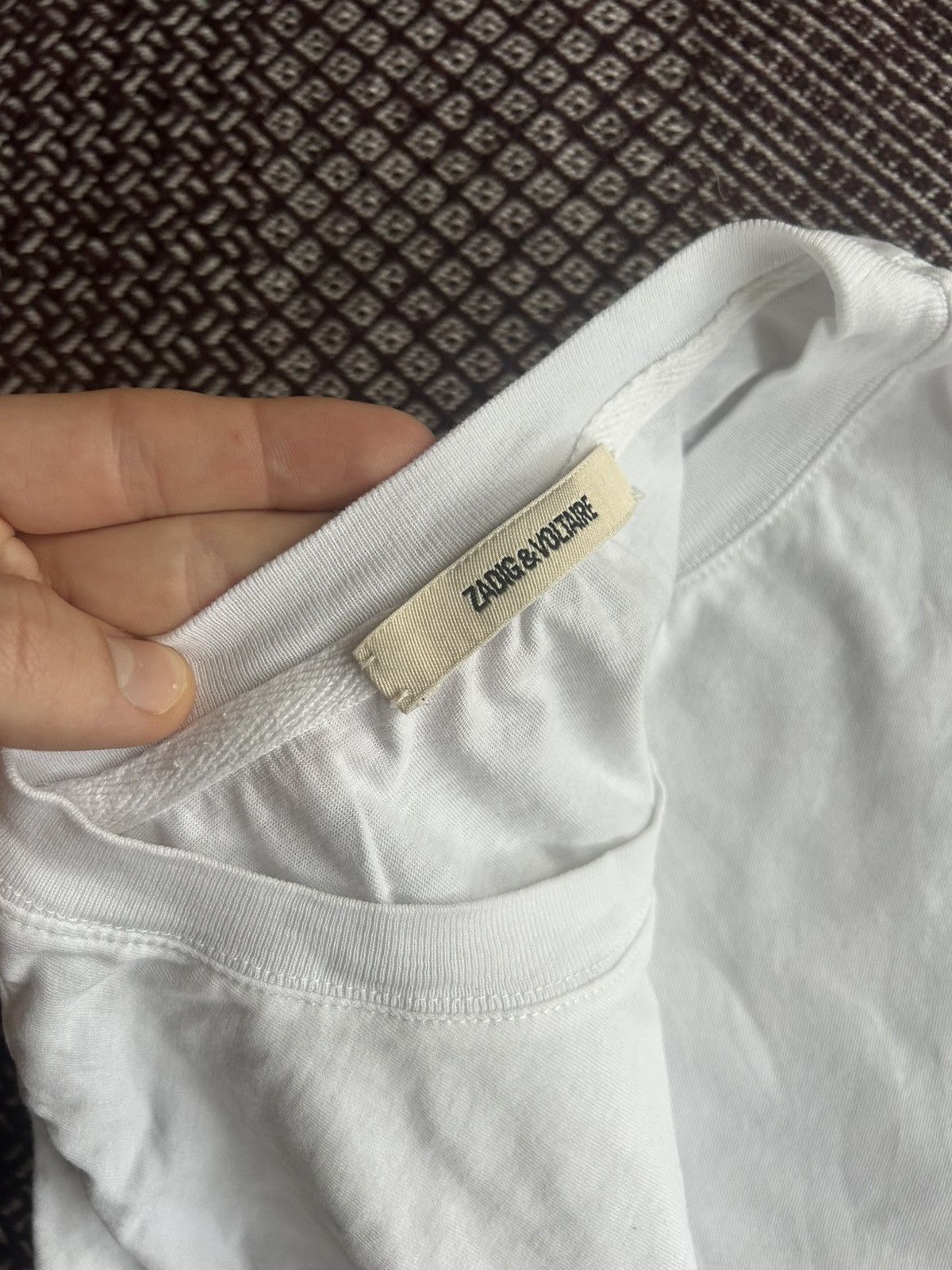 Zadig & Voltaire Zadig & Voltaire White T-Shirt Men’s Luxury Item Rare Size L Size US L / EU 52-54 / 3 - 7 Thumbnail