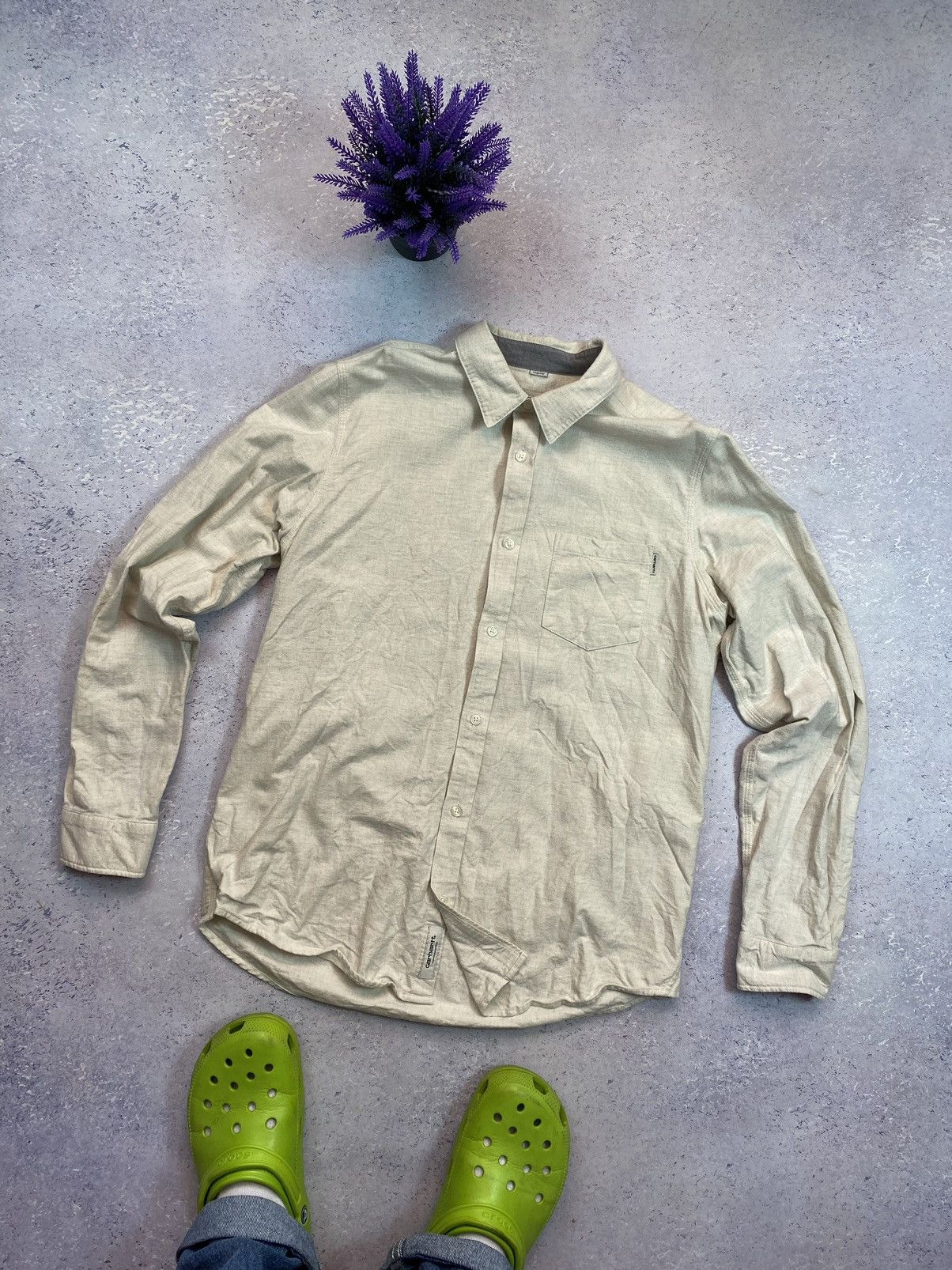 Carhartt × Carhartt Wip Carhartt WIP Men’s Grey Shirt Size Large Size US L / EU 52-54 / 3 - 1 Thumbnail