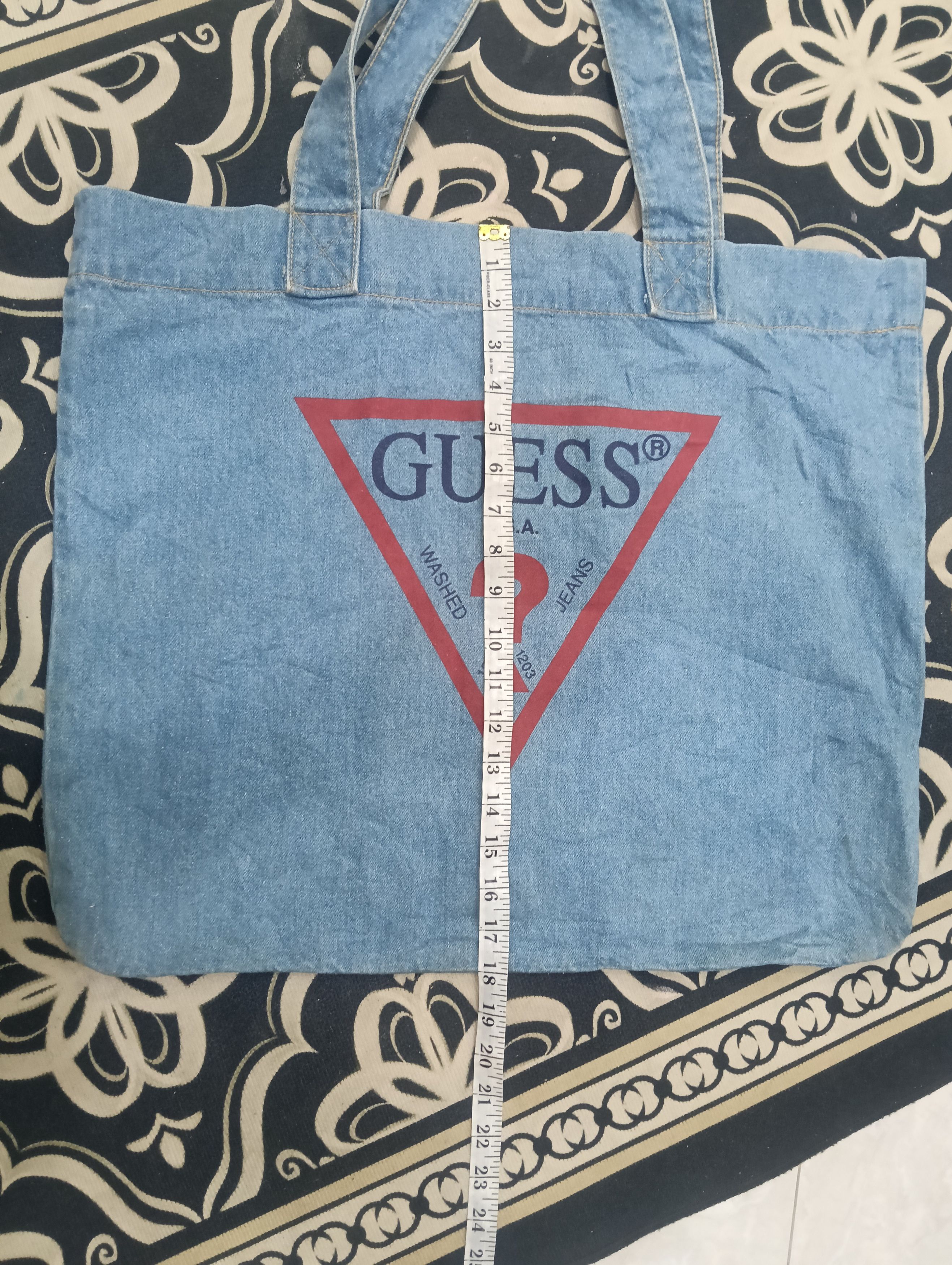Georges Marciano True Vintage Guess Denime Totebag Size ONE SIZE - 7 Thumbnail