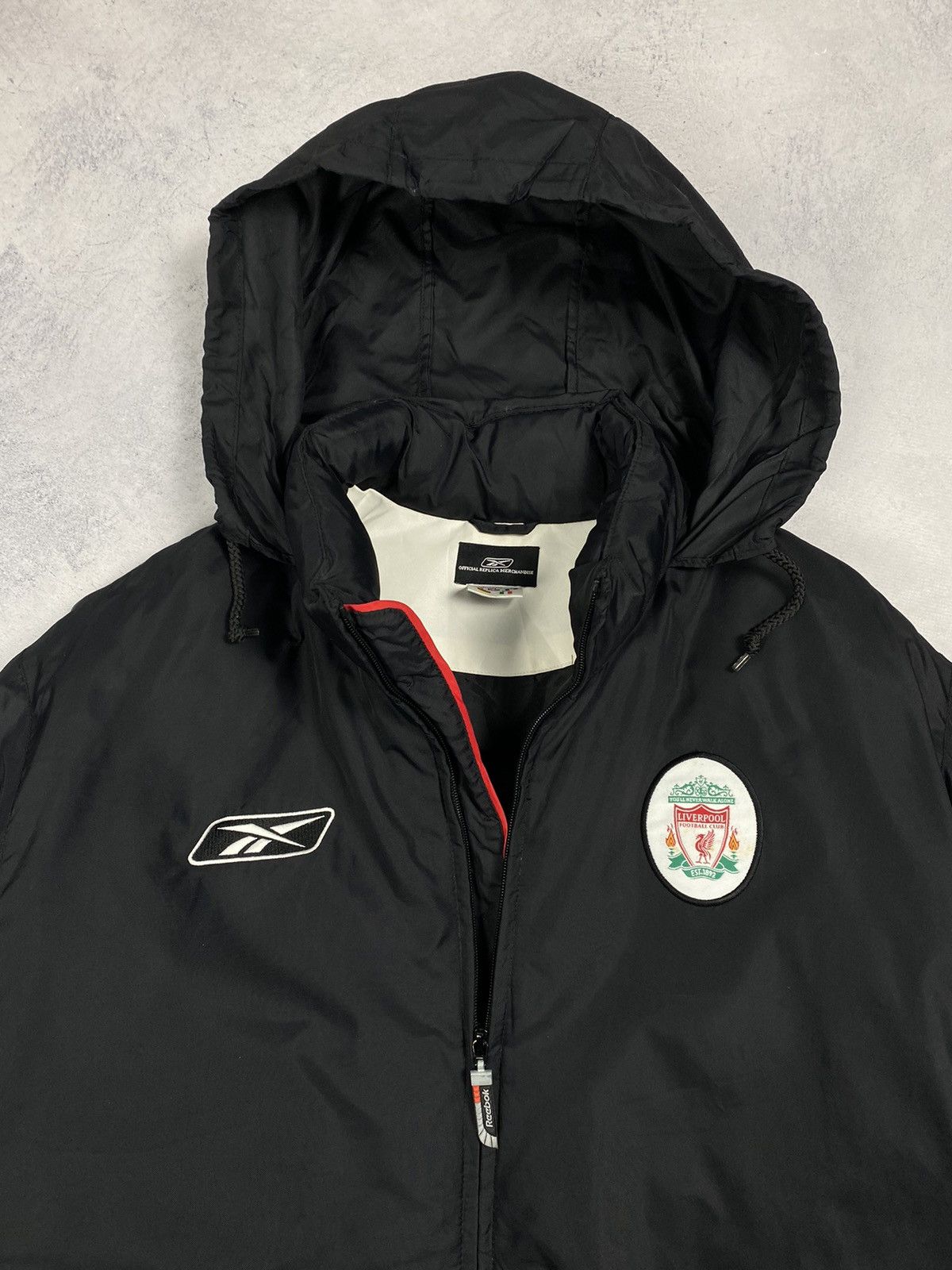 Reebok Vintage 90s Reebok Liverpool Bench Football Coat Jacket Size US XS / EU 42 / 0 - 3 Thumbnail