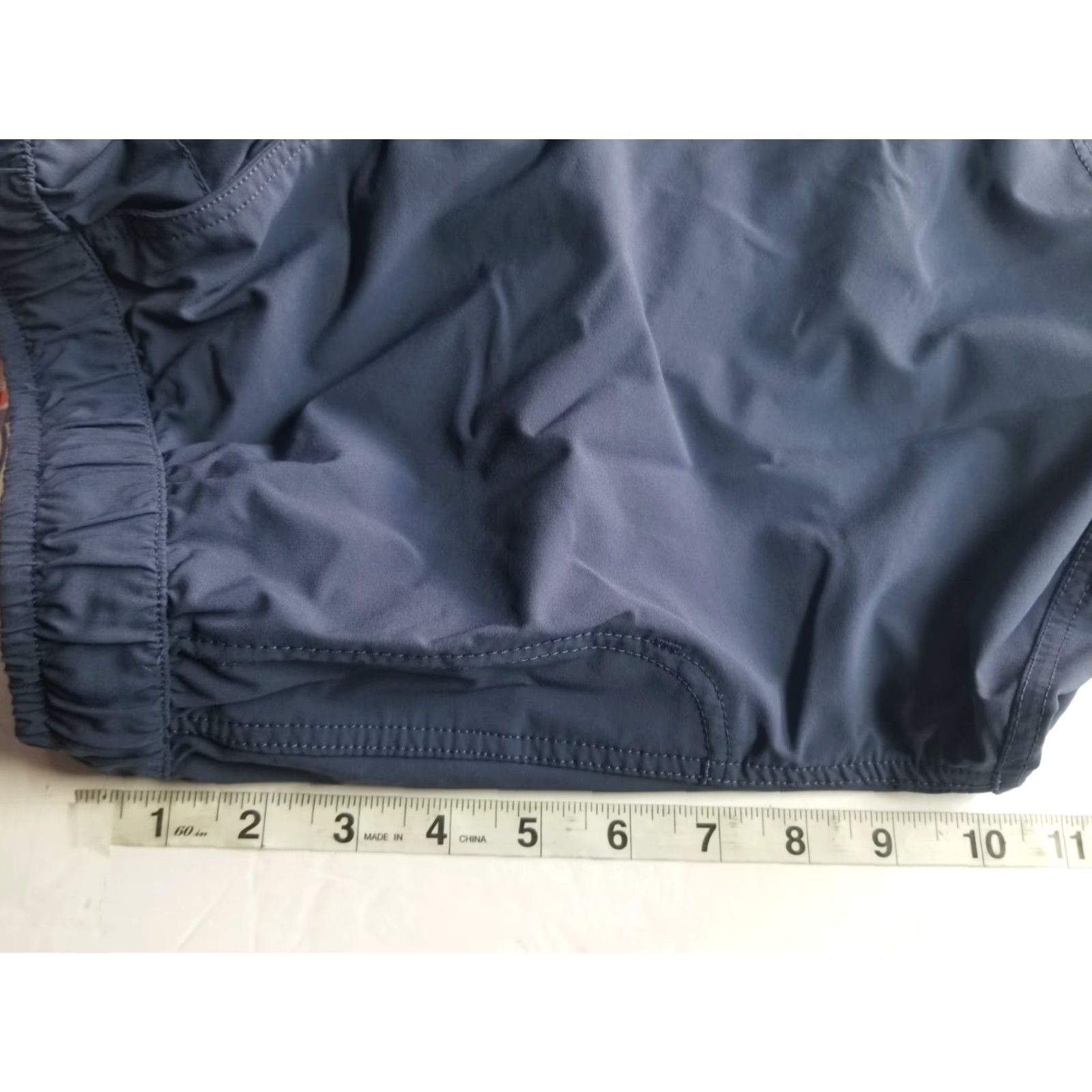 Vintage Myles Shorts Mens Medium Blue Athletic Outdoor Casual Nylon Blended Fabric Drawstring Pockets Active Size US 31 - 4 Thumbnail
