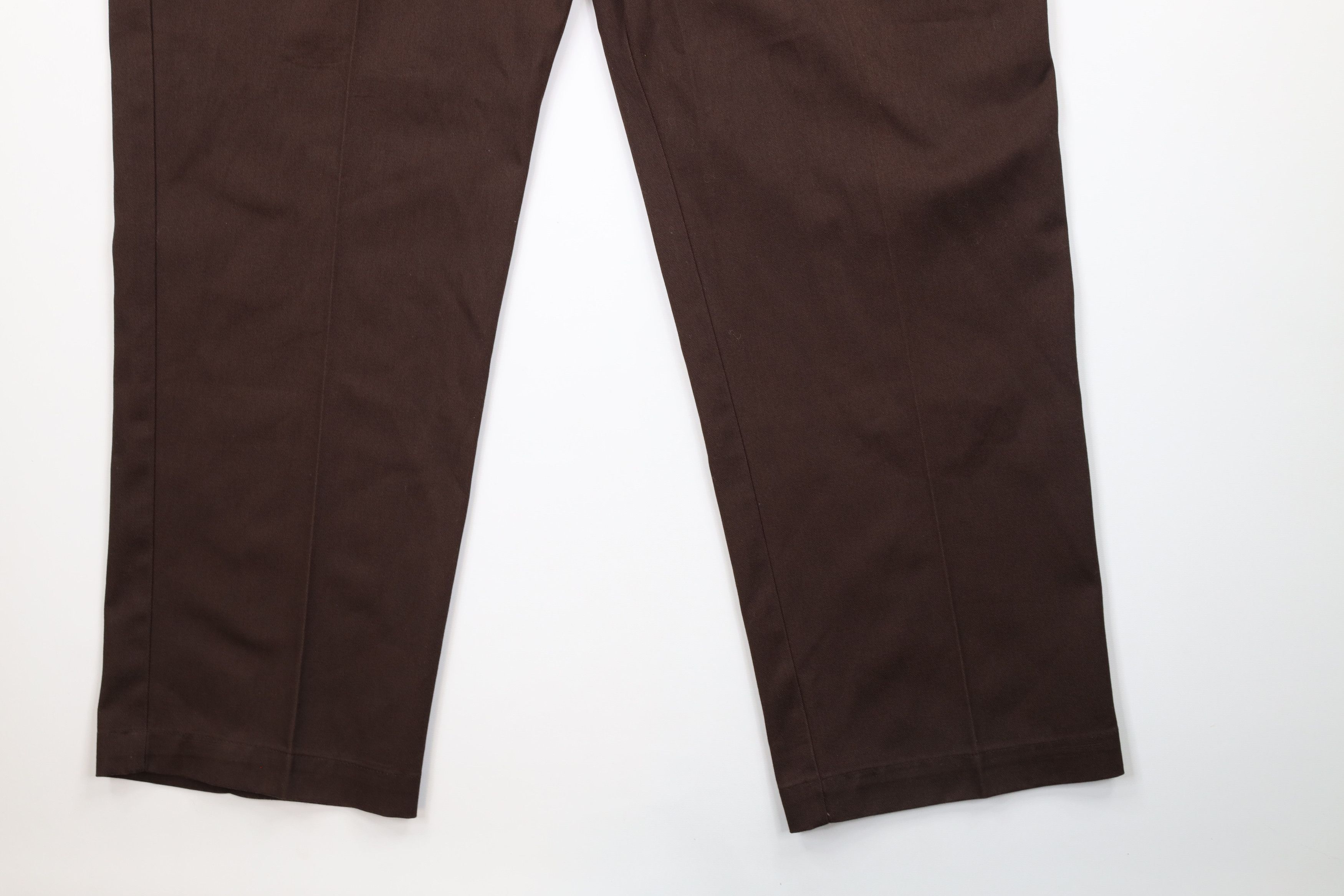 Dickies × Vintage Vintage 70s Dickies Wide Leg Work Mechanic Pants Brown USA Size US 44 / EU 60 - 4 Thumbnail