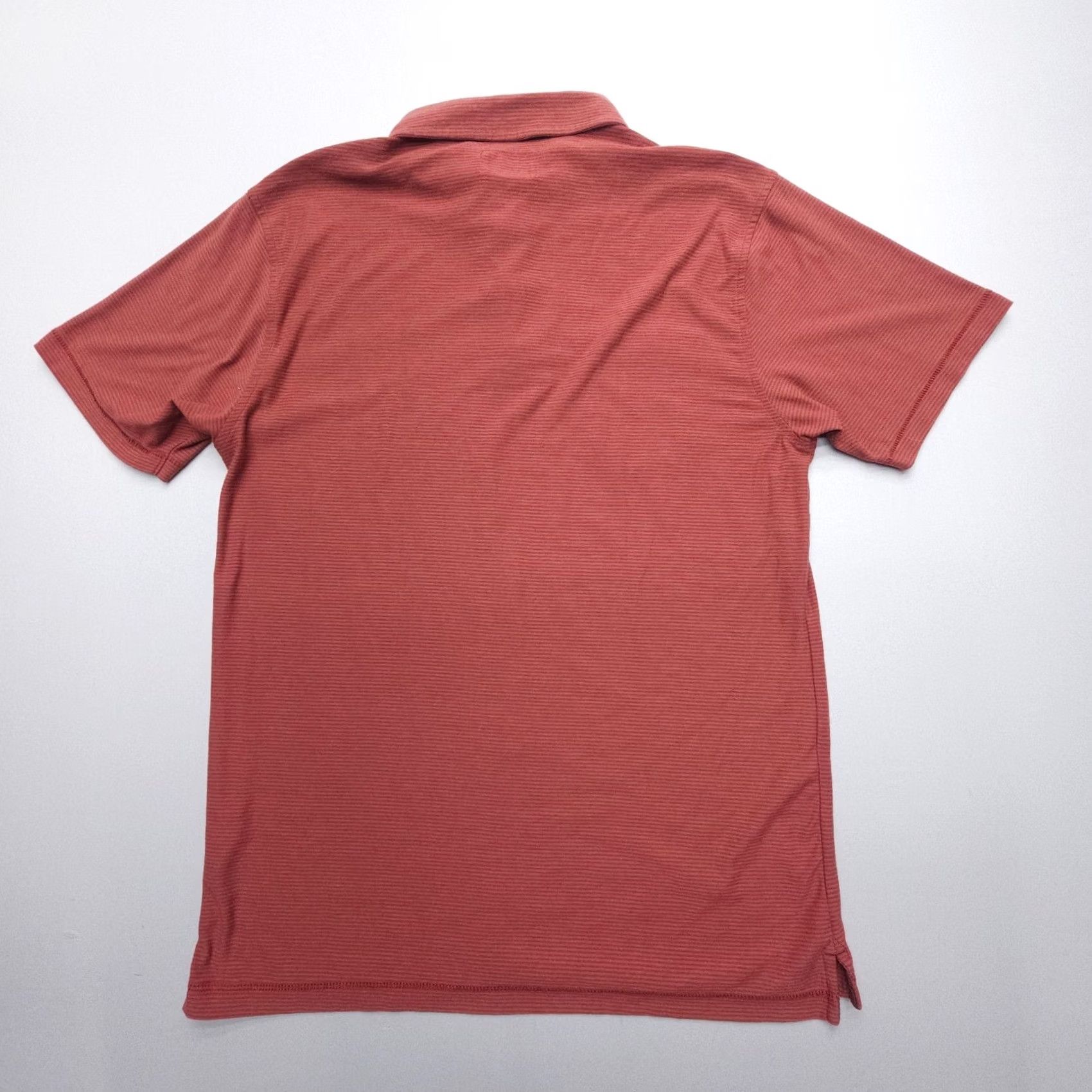 Vintage Linksoul Polo Shirt Mens L Red Striped Stretch Performance Golf Casual Shirts USA 90s Size US L / EU 52-54 / 3 - 2 Thumbnail