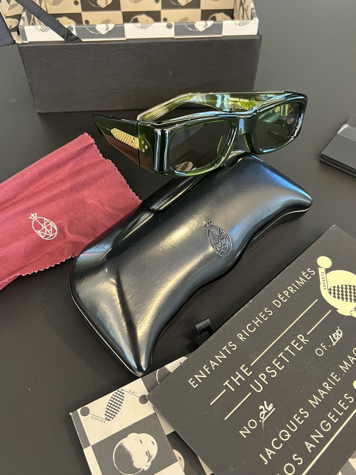 Enfants Riches Deprimes × Jacques Marie Mage Enfant Riches Deprimes The Upsetter Sunglasses Size ONE SIZE - 17 Thumbnail
