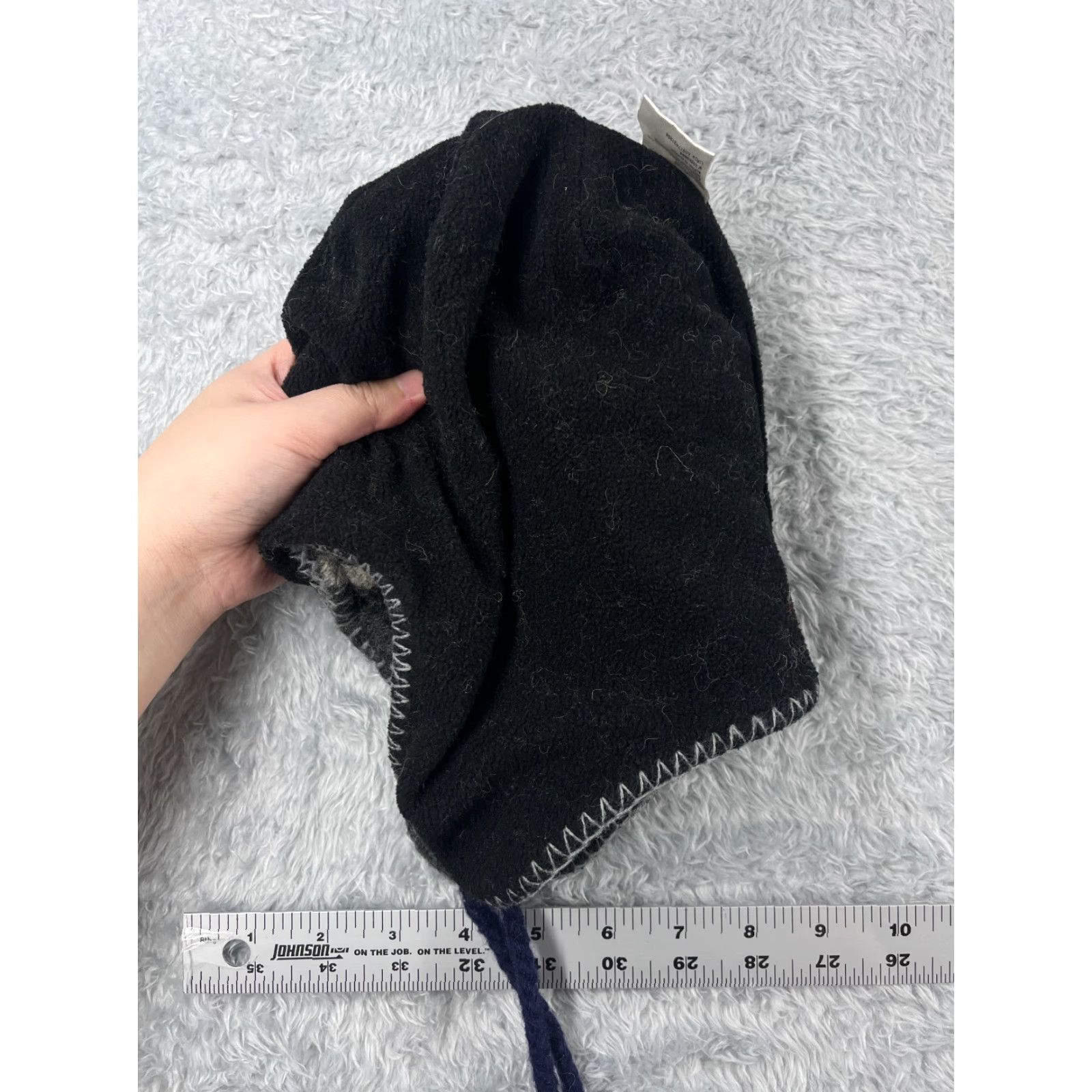 Walmart Beannie Toque Beanie Knit Geometric Blue Gray Mens One Size Lined Wool Nylon Polyester Acrylic Clothing Hat Size ONE SIZE - 6 Thumbnail