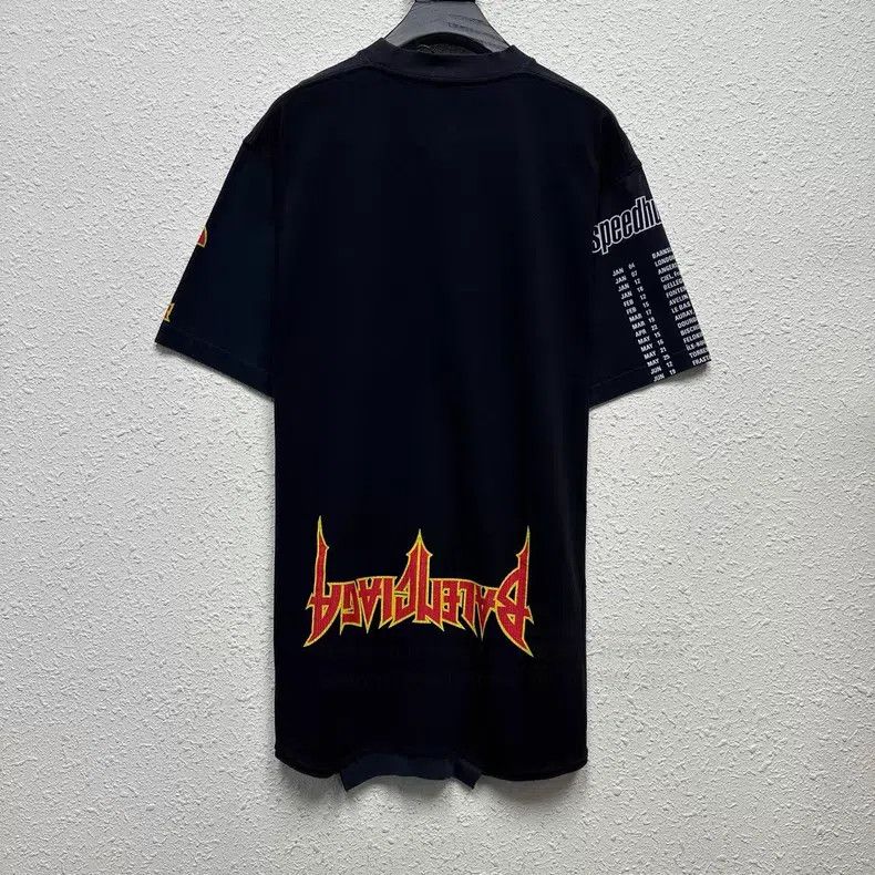 Balenciaga Balenciaga Dual Layer Inverted Band Short Sleeve Size US S / EU 44-46 / 1 - 2 Thumbnail