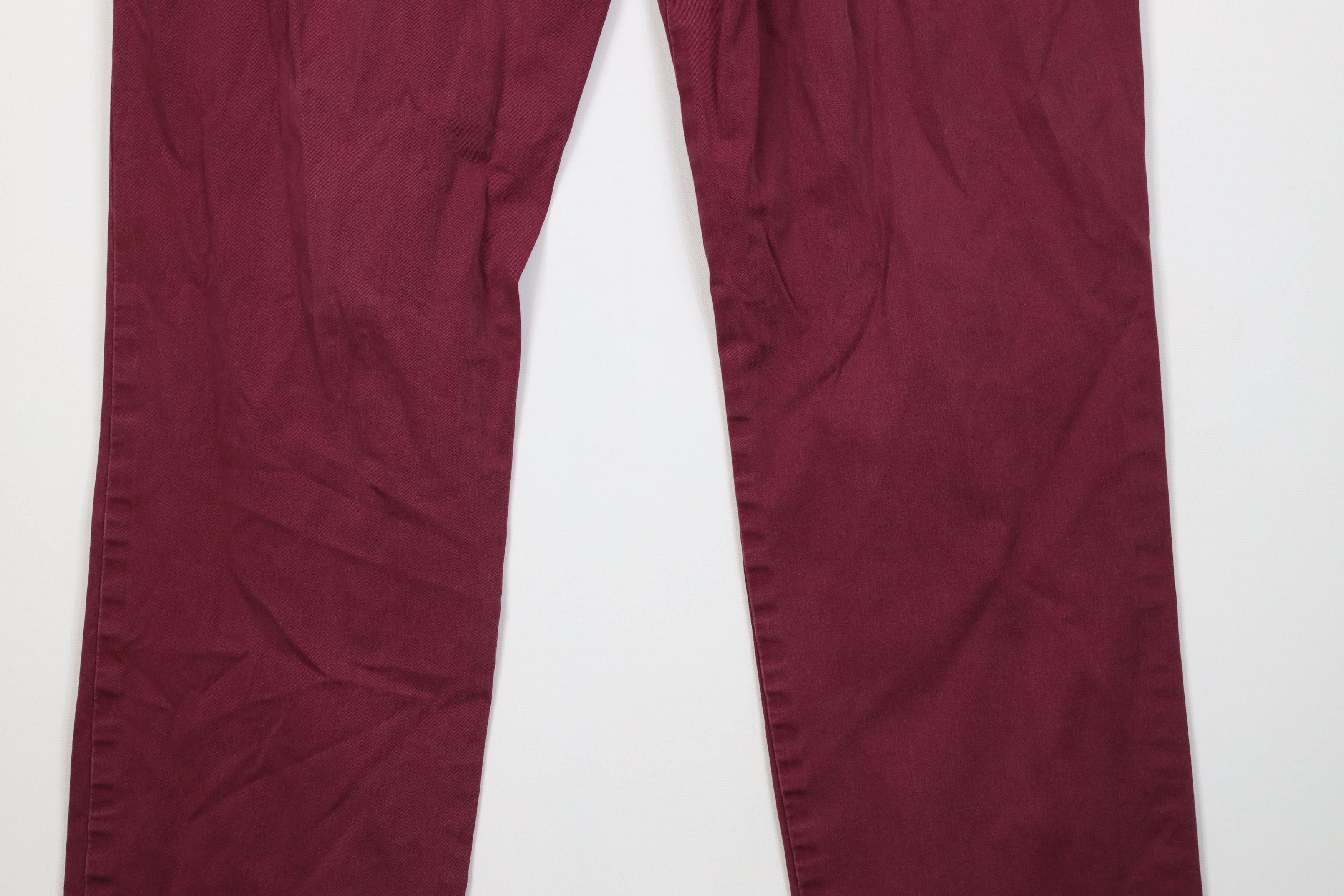 Polo Ralph Lauren Vintage Y2K Ralph Lauren Stretch Slim Fit Chino Pants Maroon Size US 34 / EU 50 - 11 Thumbnail