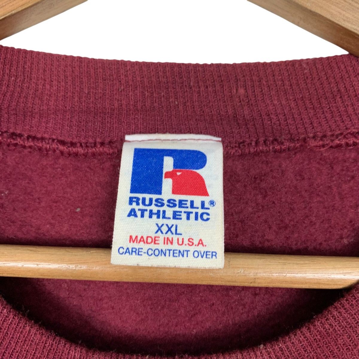 Japanese Brand Vintage 90's RUSSELL Plain Crewneck Sweatshirt #2943-C133 Size US XXL / EU 58 / 5 - 9 Thumbnail