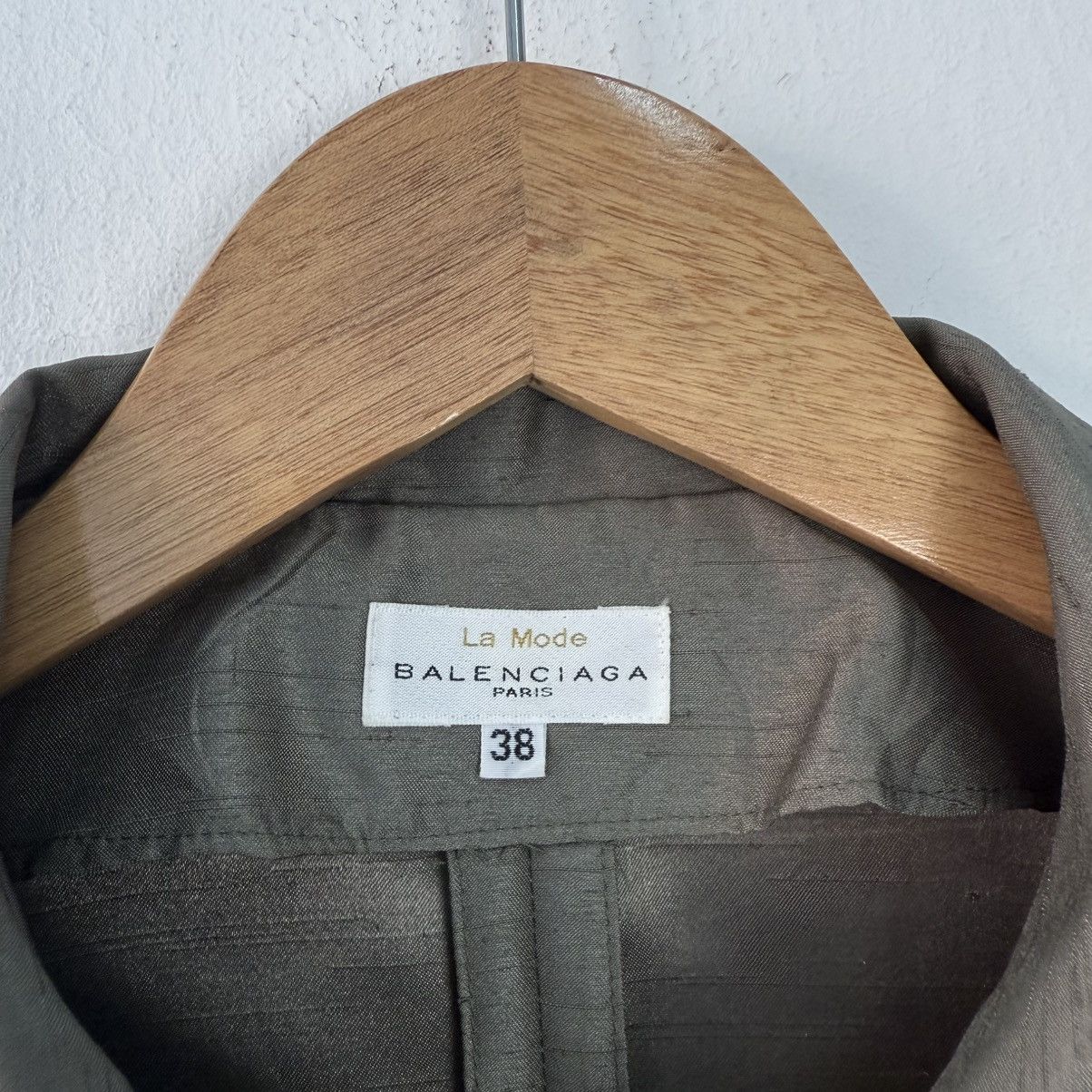 Balenciaga Balenciaga Pleated Blouse Size S / US 4 / IT 40 - 4 Thumbnail