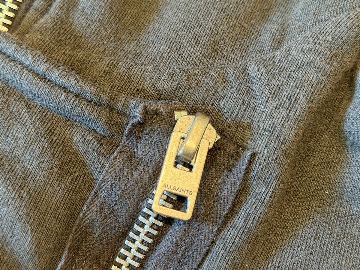 Allsaints ALLSAINTS - Miller Hoodie Asymmetrical Zipper WM0290 Gray Size XS / US 0-2 / IT 36-38 - 3 Thumbnail