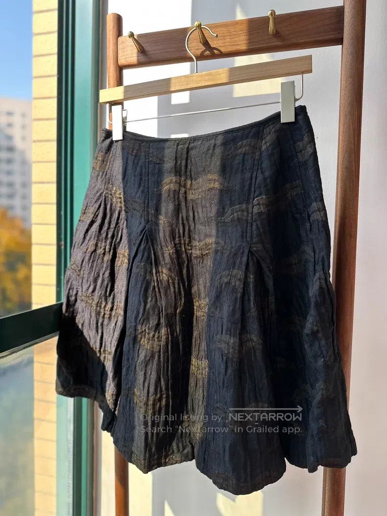 Dries Van Noten Dries Van Noten Black Midi Skirt Size 24" / US 00 / IT 34 - 4 Thumbnail