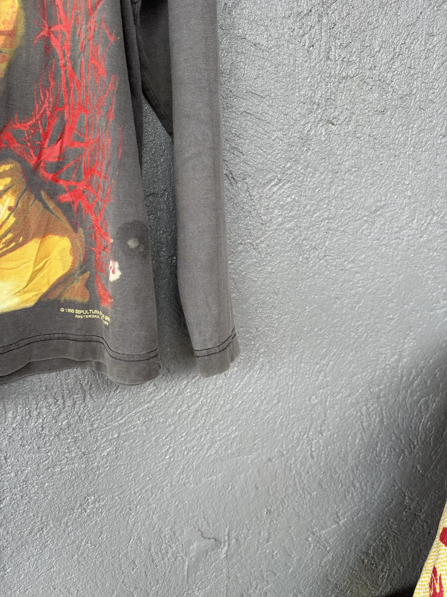Band Tees Vintage rare sepultura longsleeve Size US L / EU 52-54 / 3 - 4 Thumbnail