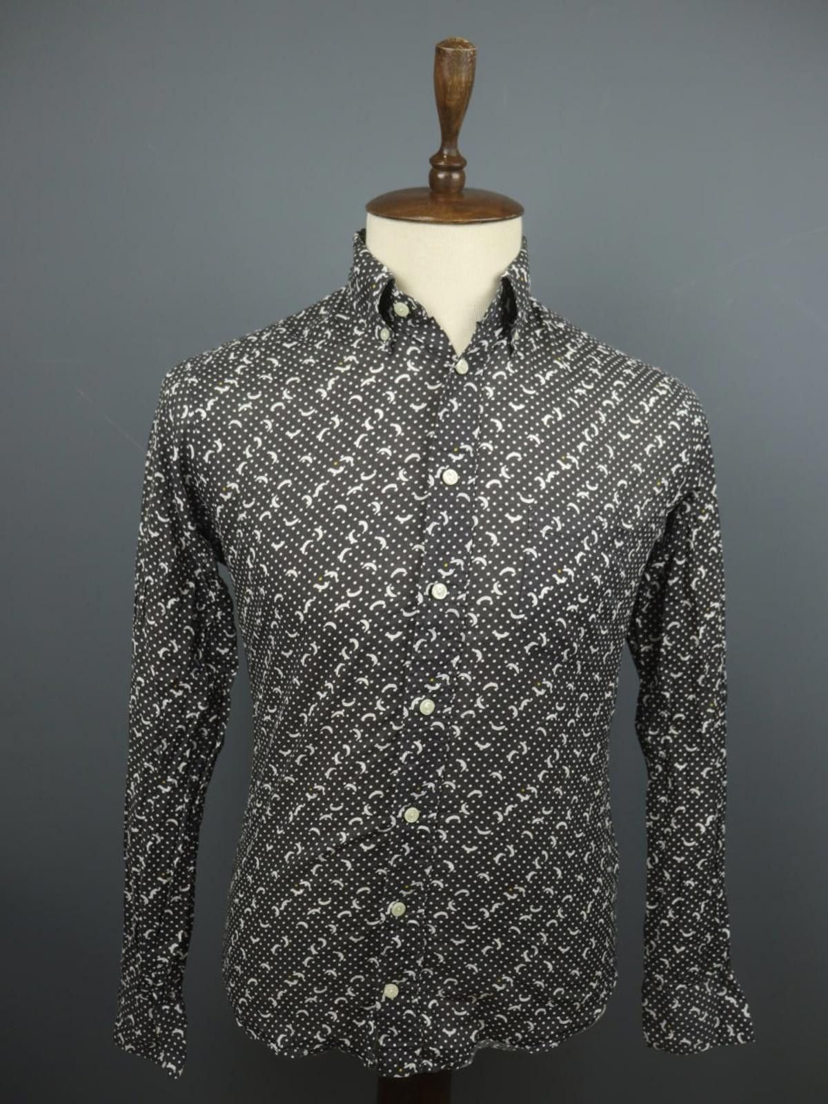 Eton Eton Multi Polka Dot Cotton Collared Dress Shirt Size S Size 36R - 1 Thumbnail