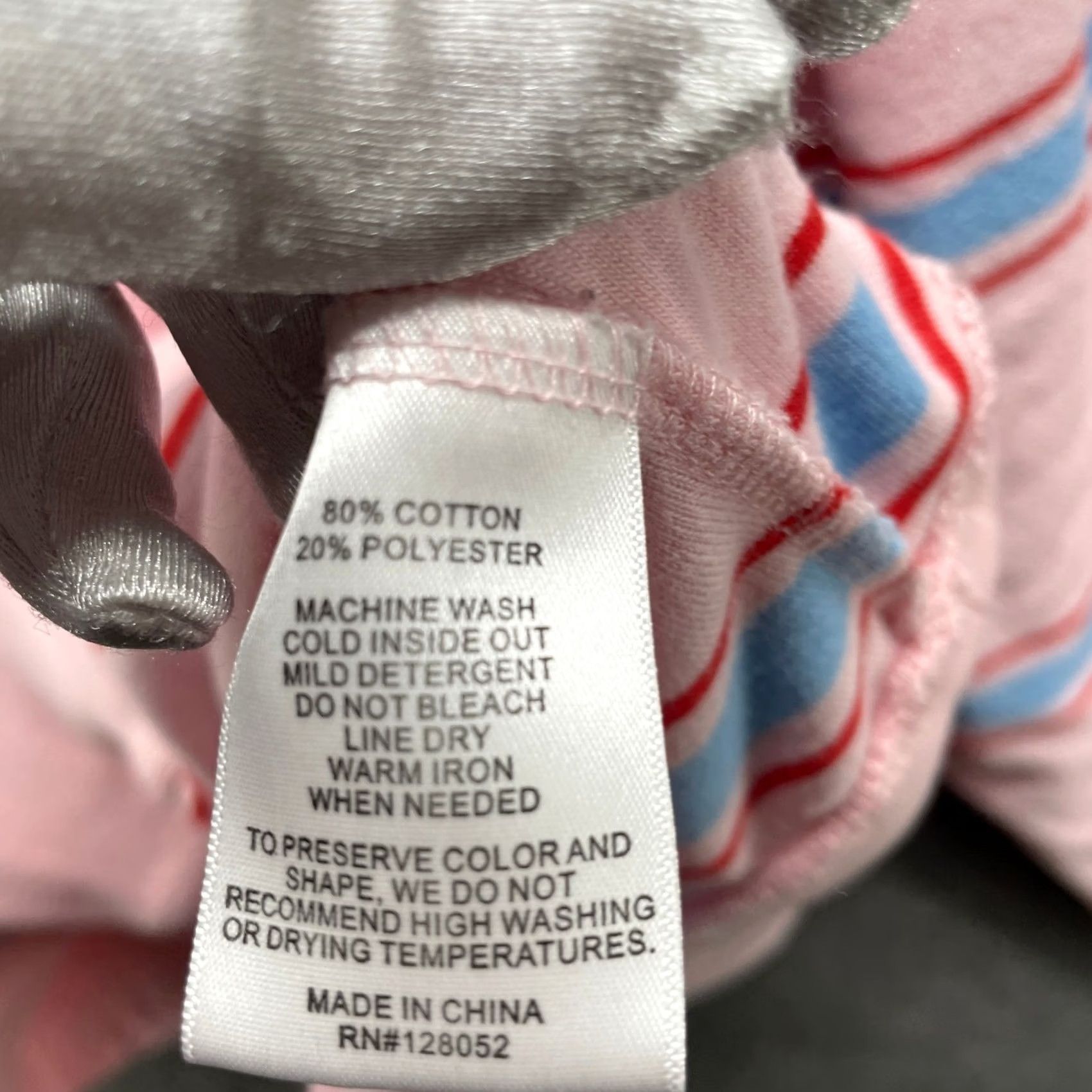 Vintage VINTAGE? Me Melody Ehsani Striped Terry Sweatshirt Womens L Pink Blue Oversized Pullover Sweatshirt Size L / US 10 / IT 46 - 7 Thumbnail