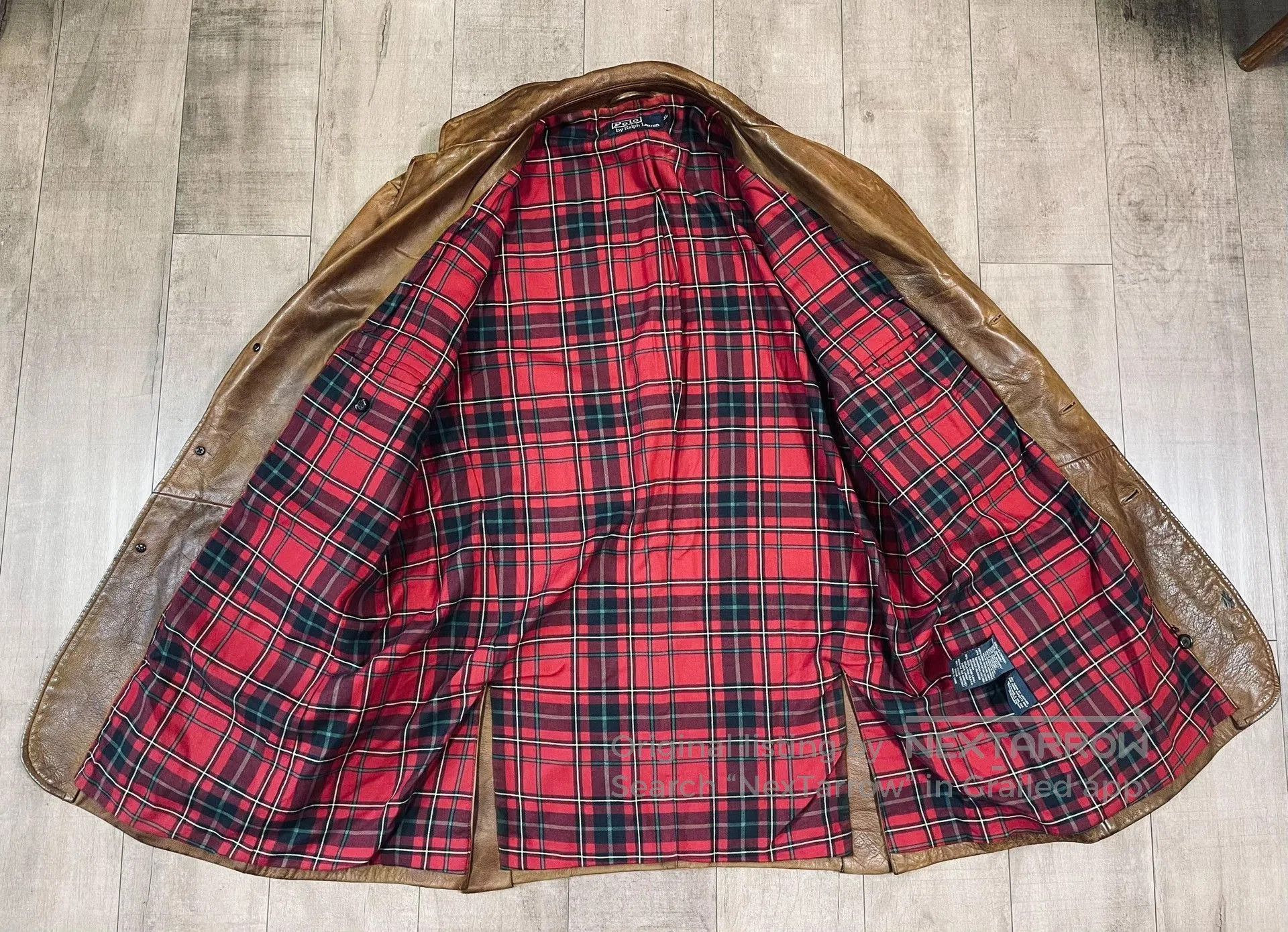 Ralph Lauren Blue Label Ralph Lauren Vintage Leather Jacket. Size US XL / EU 56 / 4 - 3 Thumbnail