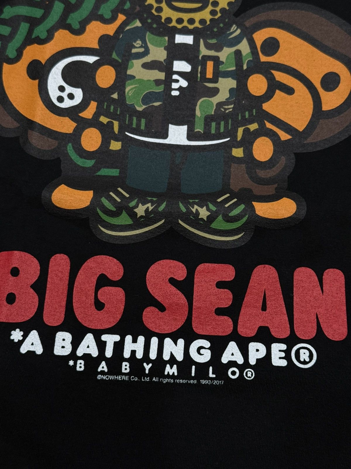 Bape RARE BAPE VINTAGE BABY MILO X BIG SEAN TEE - Large Size US L / EU 52-54 / 3 - 6 Thumbnail