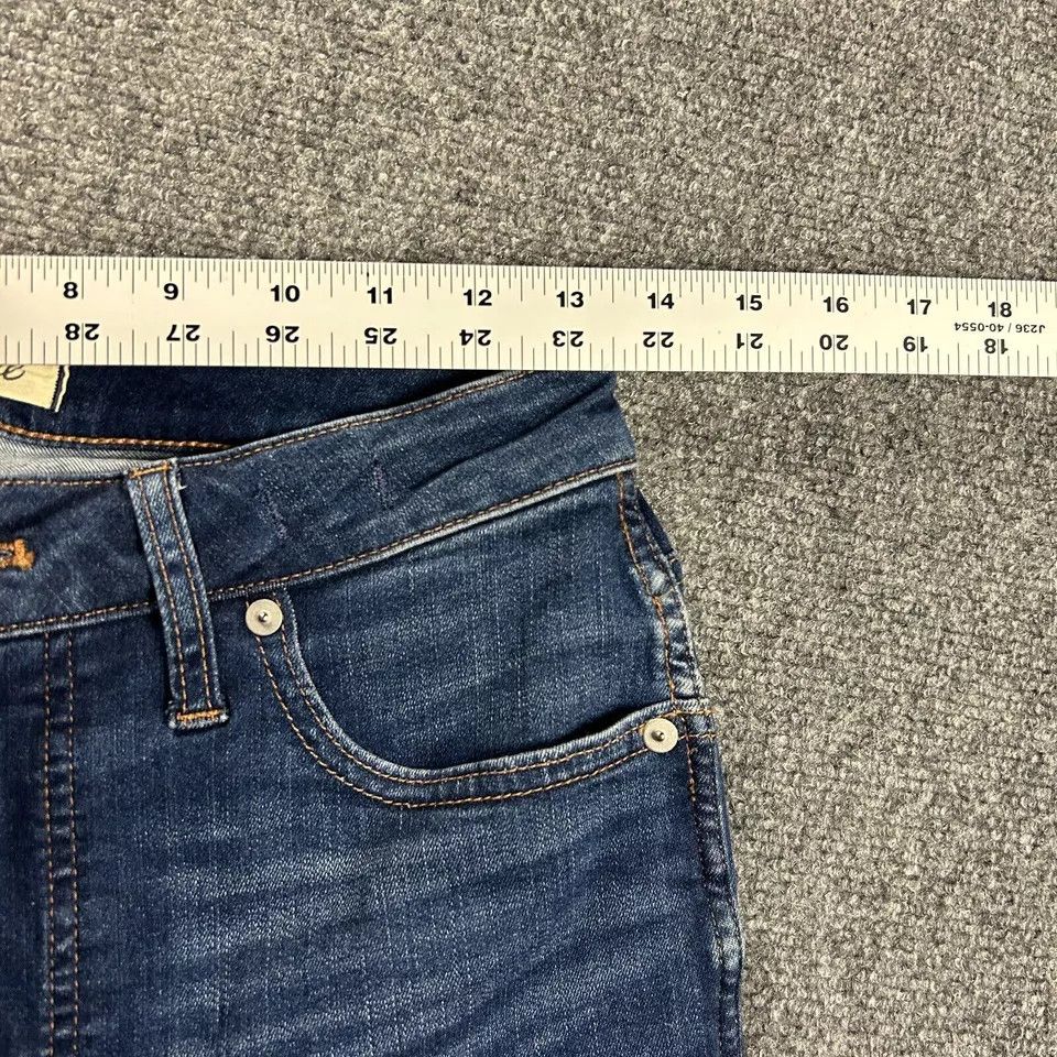 Madewell Madewell Jeans Womens 27 Curvy Skinny Denim Stretch Cotton Size 27" / US 4 / IT 40 - 4 Thumbnail