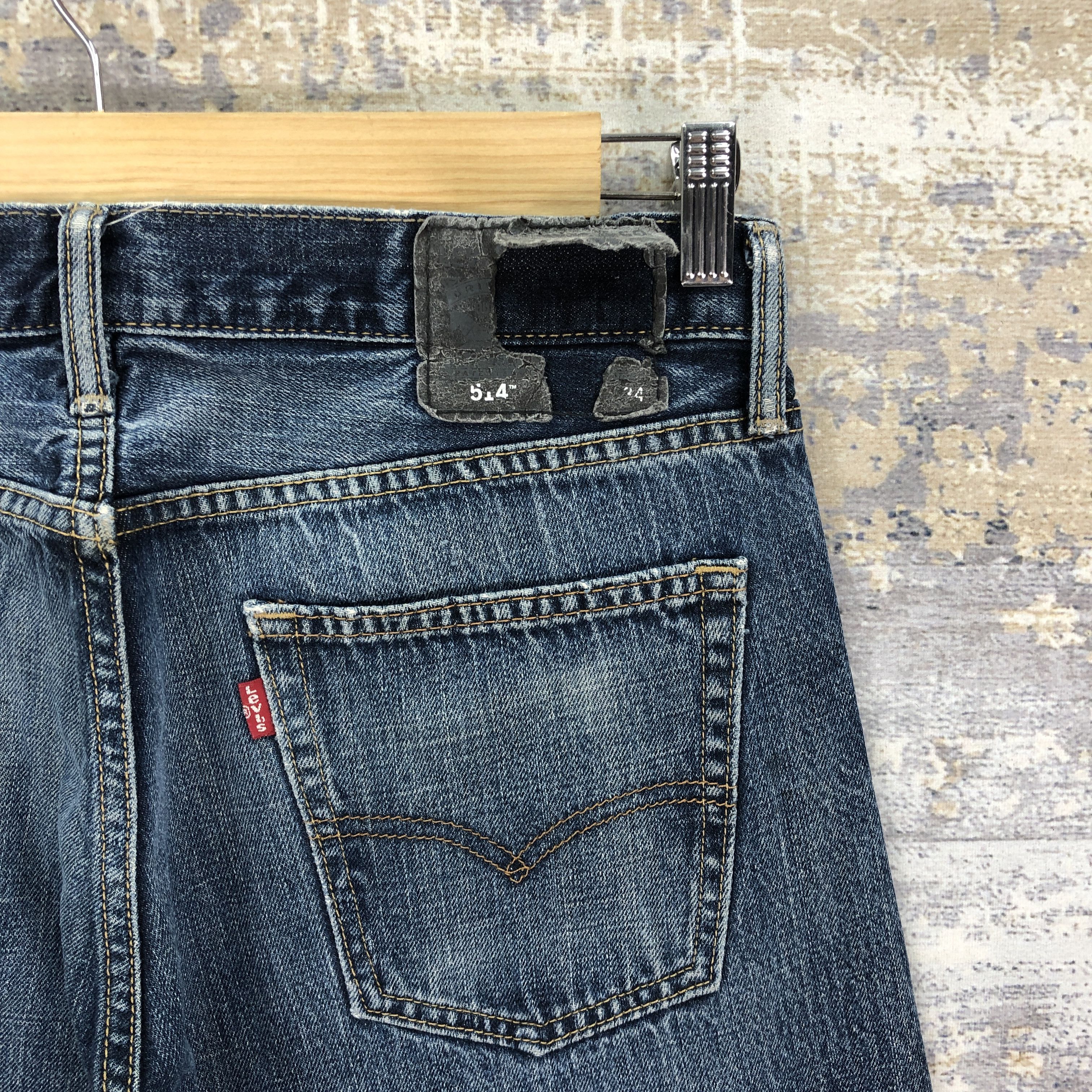 Levi's Vintage Y2K Levis 514 Faded Jeans Levi's Straight Denim Size US 32 / EU 48 - 5 Thumbnail