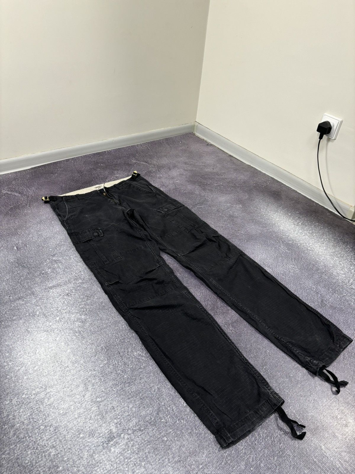 Carhartt Vintage Carhartt WIP Black USA Hype Cargo Aviation Pants Size US 29 - 11 Thumbnail