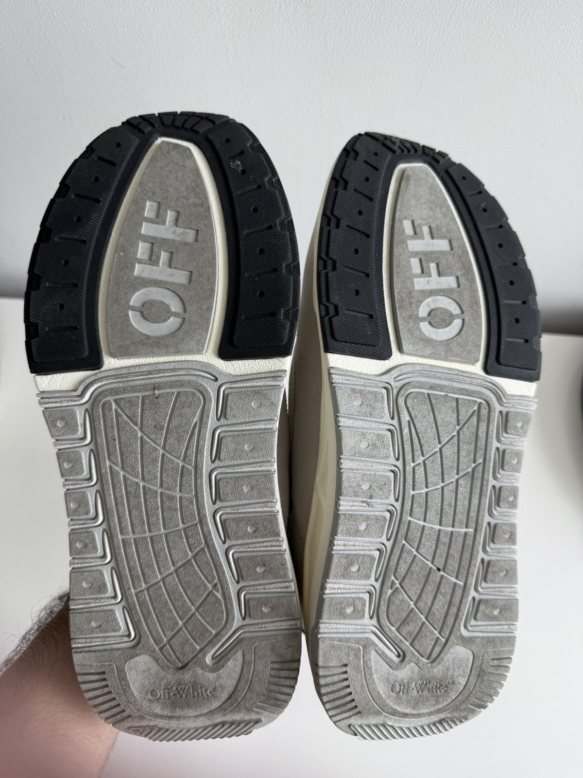 Off-White Off-White Kick Off Low Top Sneakers White Blue Size 43 EU Size US 10 / EU 43 - 3 Thumbnail