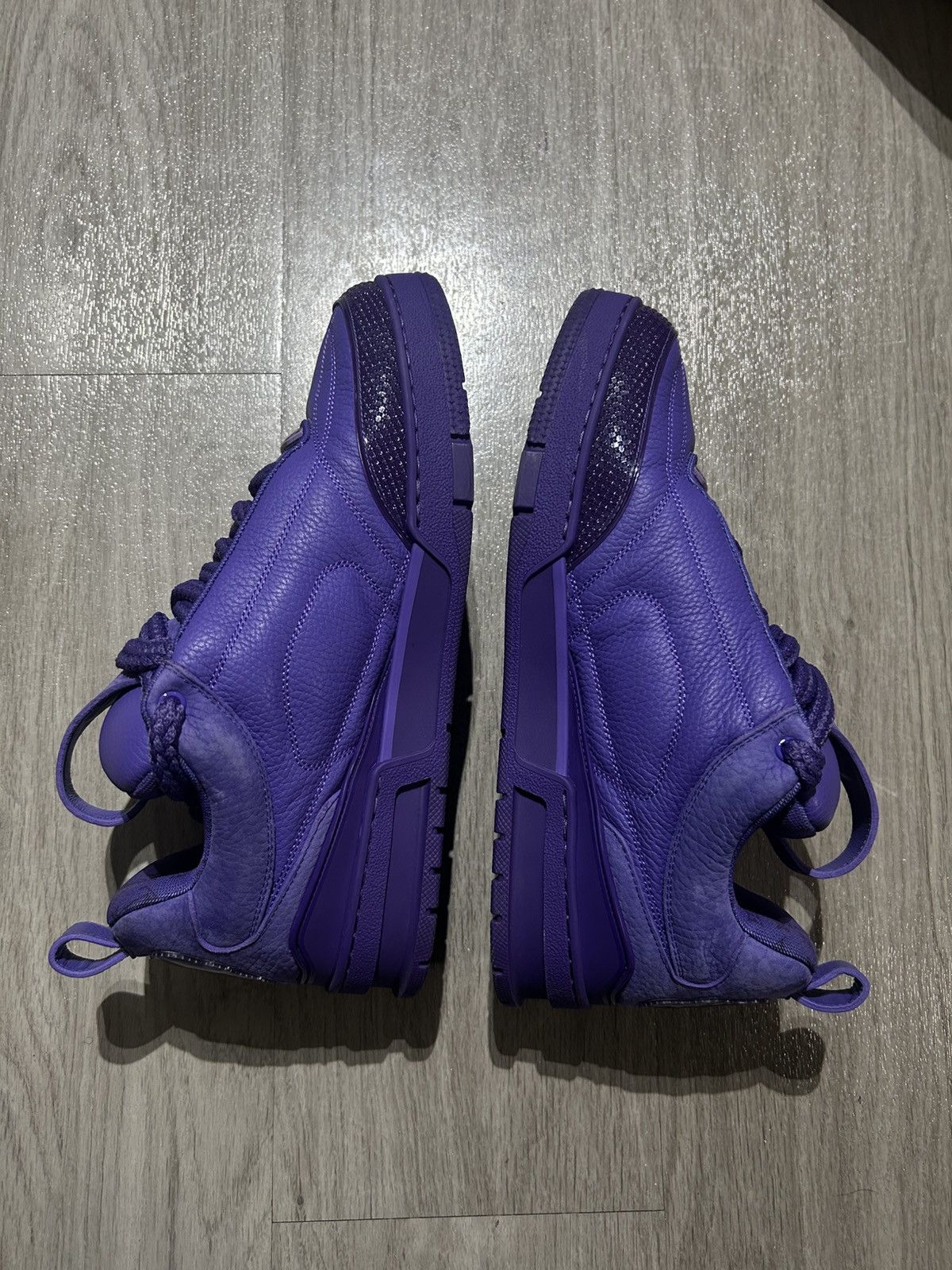 Louis Vuitton Louis vuitton skate purple suede sneaker Size US 11 / EU 44 - 3 Thumbnail