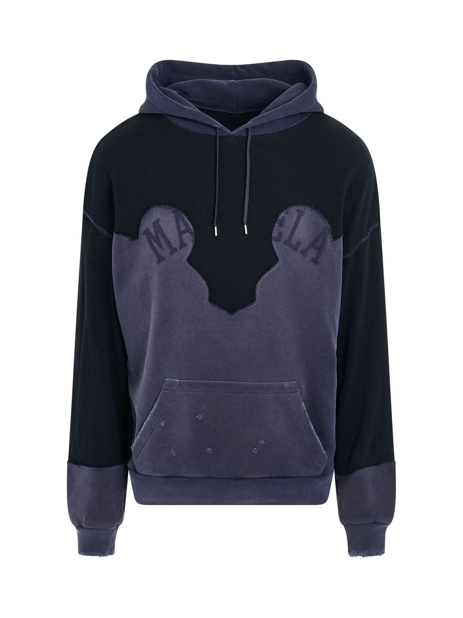 Maison Margiela o1w1db10525 Hoodie in Vintage Blue/Black Size US XL / EU 56 / 4 - 1 Thumbnail