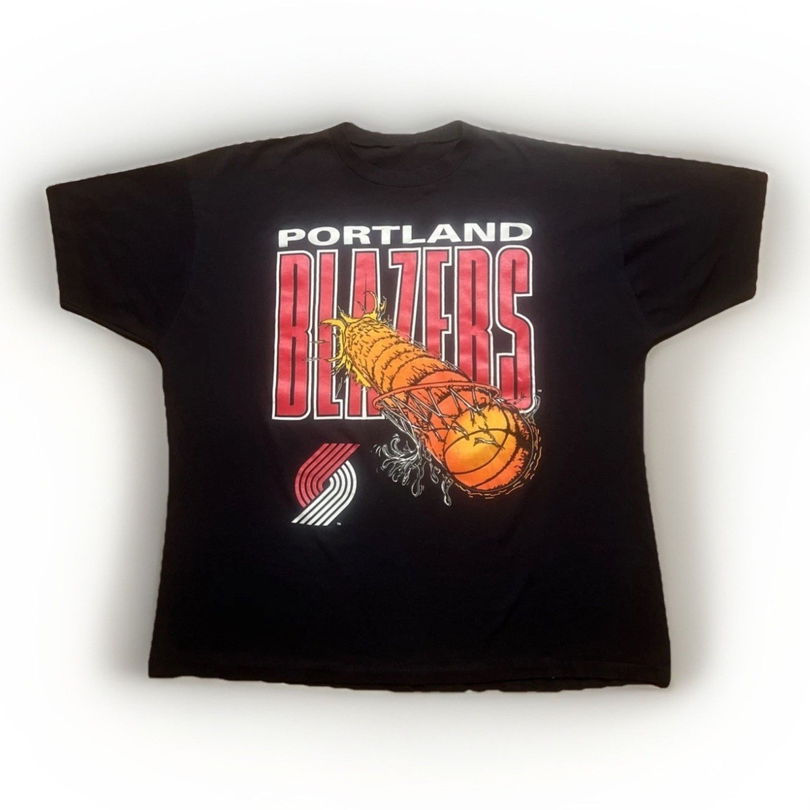 (+)PEOPLE Vintage 90’s Portland Trailblazers NBA Graphic T Shirt 2XL Size US XXL / EU 58 / 5 - 1 Thumbnail