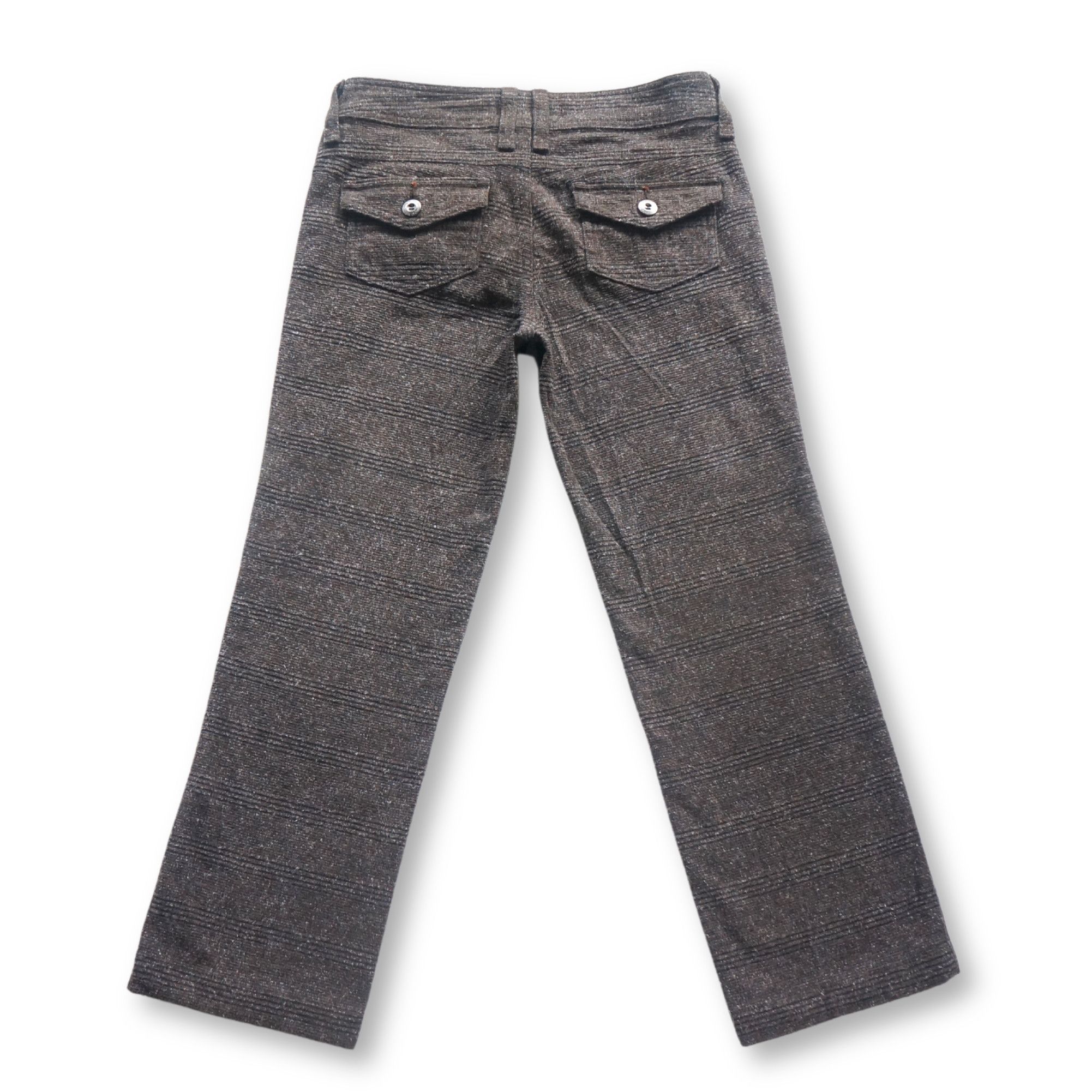 Edwin Something by Edwin Salt and Pepper Horizontal Line Pants Size 28" / US 6 / IT 42 - 2 Thumbnail