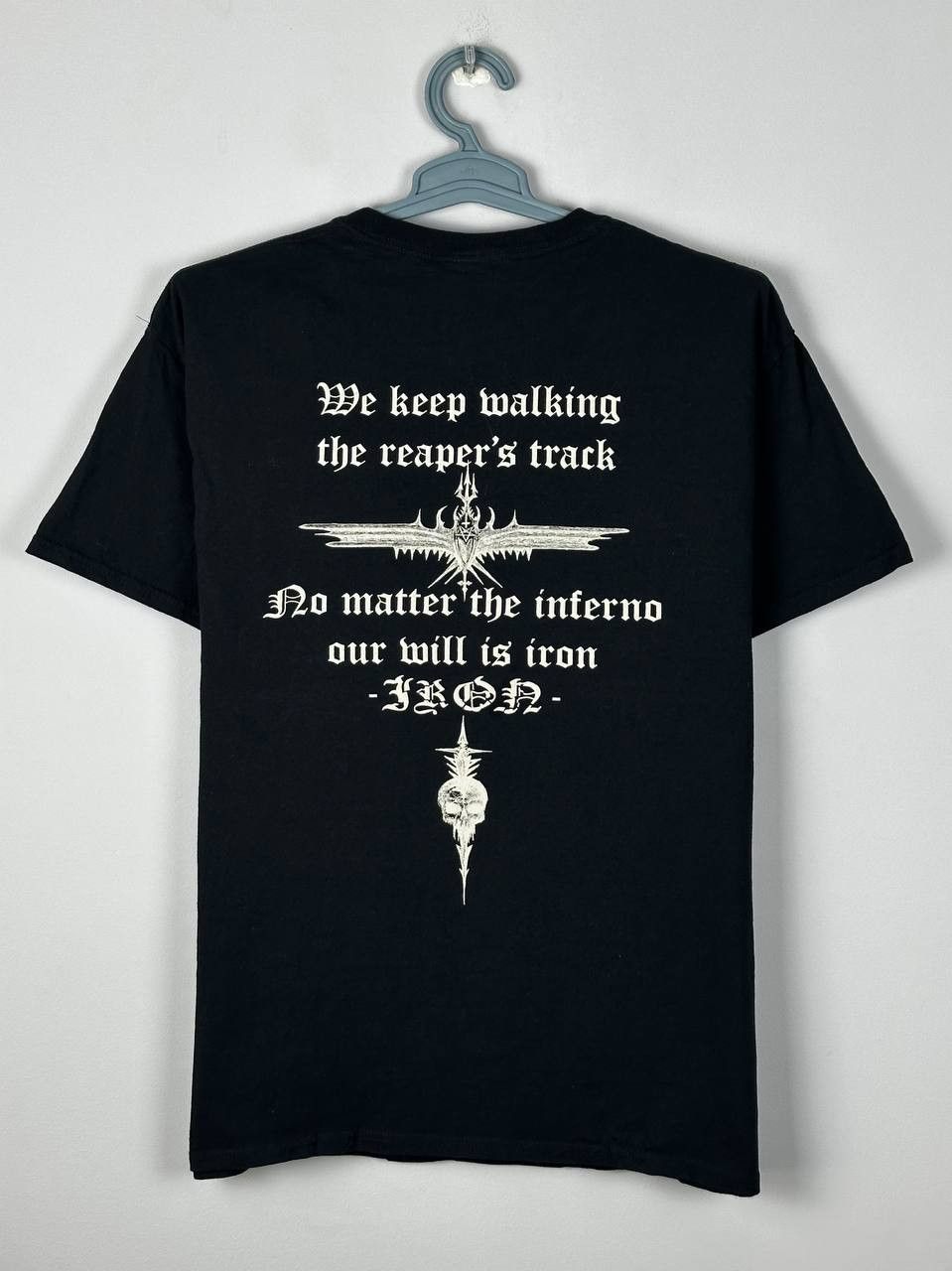 Band Tees Slaughter Messiah "Cursed To The Pyre" Hardcore Band T Shirt Size US L / EU 52-54 / 3 - 6 Thumbnail