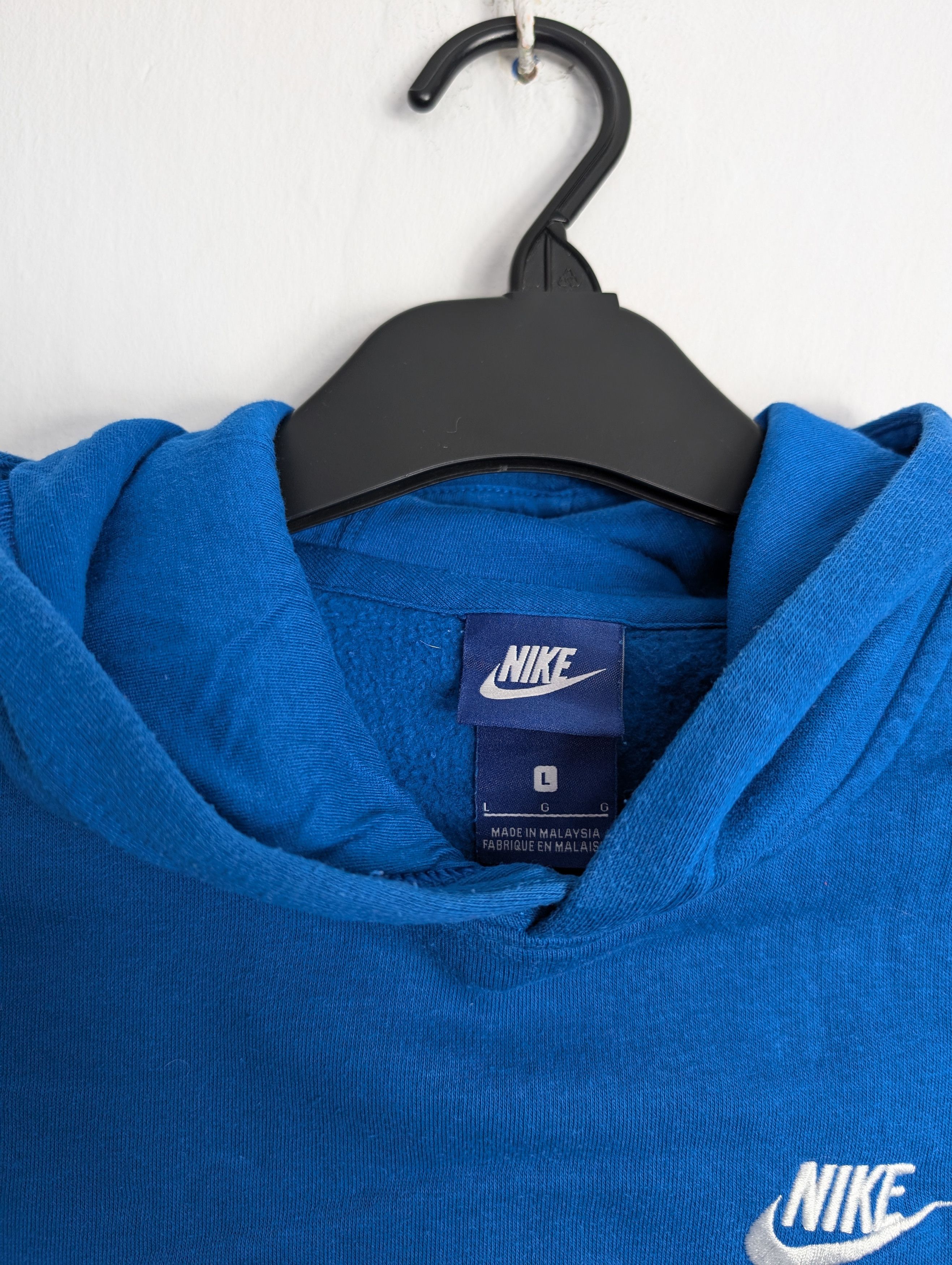 Nike Nike Club Hoodie Blue Pullover Sweatshirt Basic Sportswear Size US XS / EU 42 / 0 - 4 Thumbnail