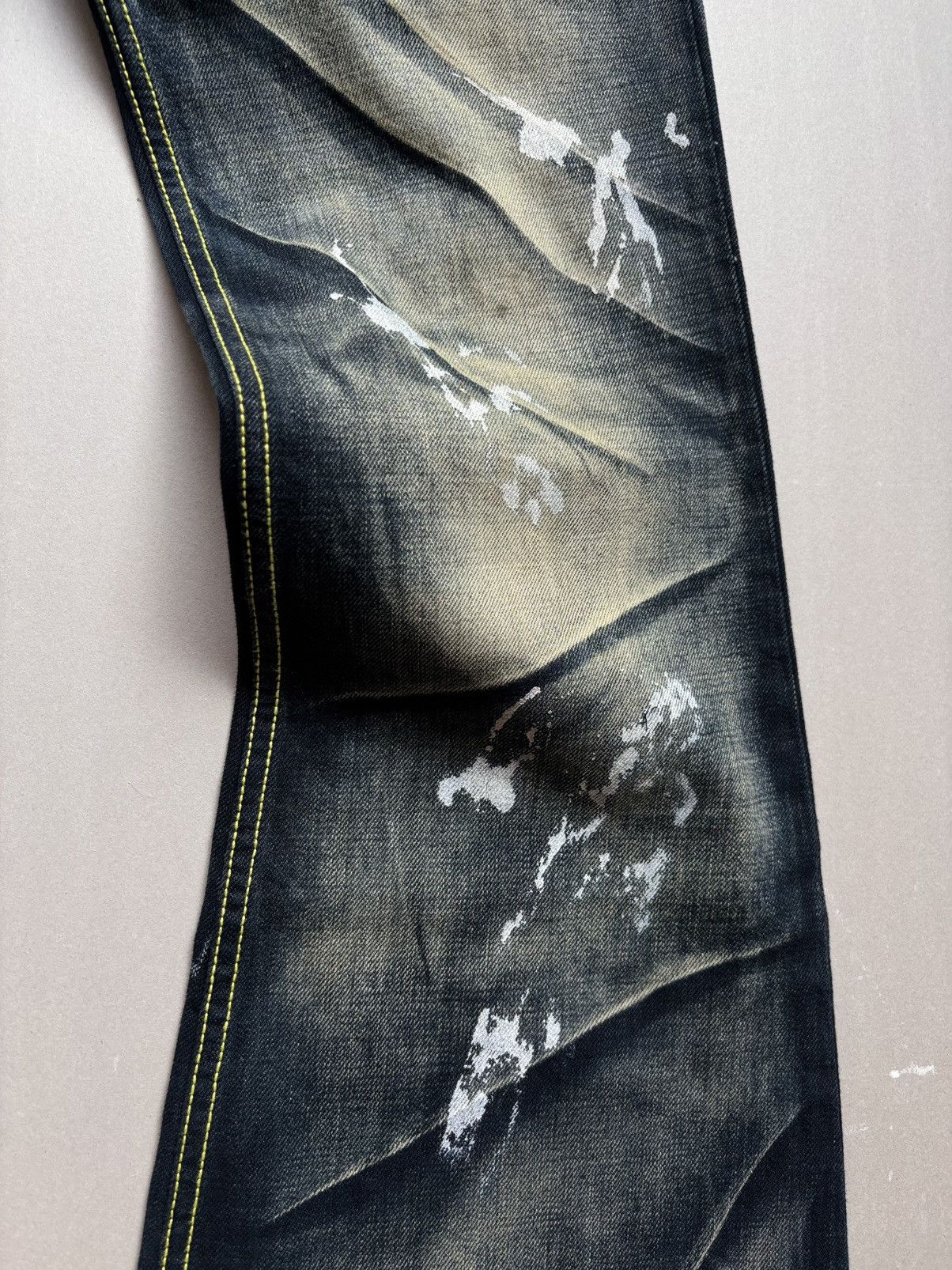 Japanese Brand Glad news Lace up flare jeans LHSIZE29 Size US 29 - 3 Thumbnail