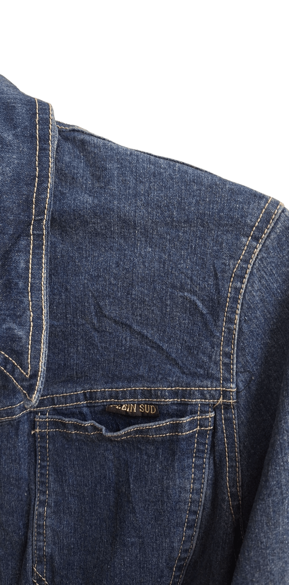 Vintage × plein sud Vintage Plein Sud Denim Jacket Size S / US 4 / IT 40 - 3 Thumbnail