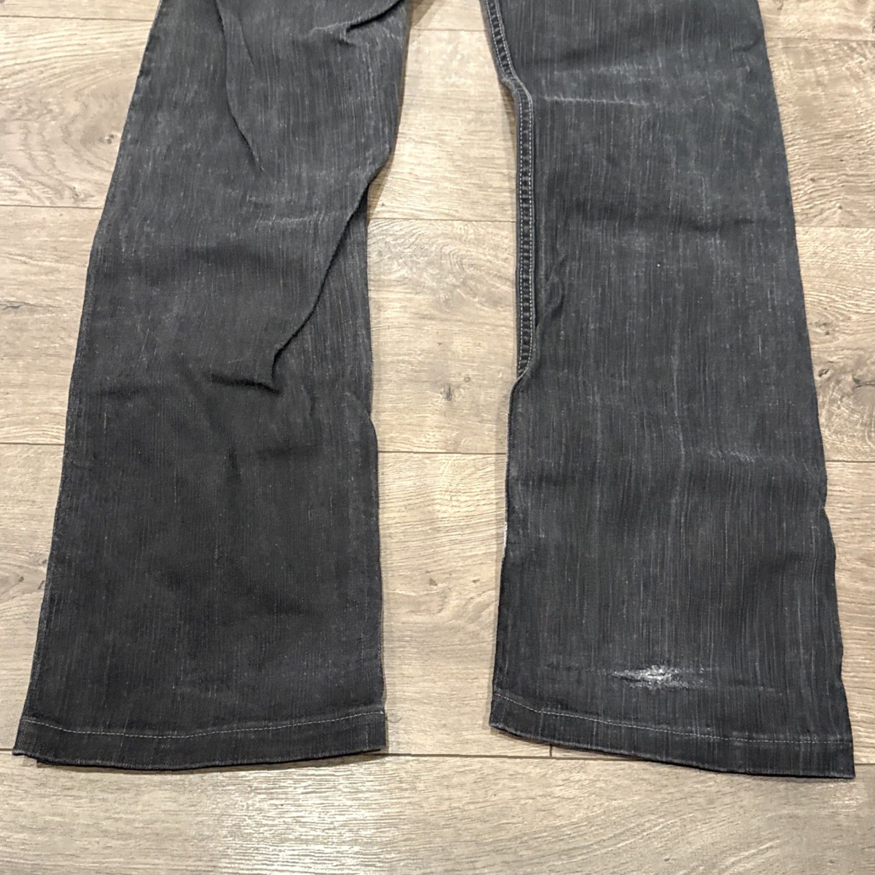 Levi's 514 Jeans Mens 29 Gray Denim Slim Straight Fit Regular Size 29 Mens Jeans Gray Straight Slimming Denim Slim Straight Men