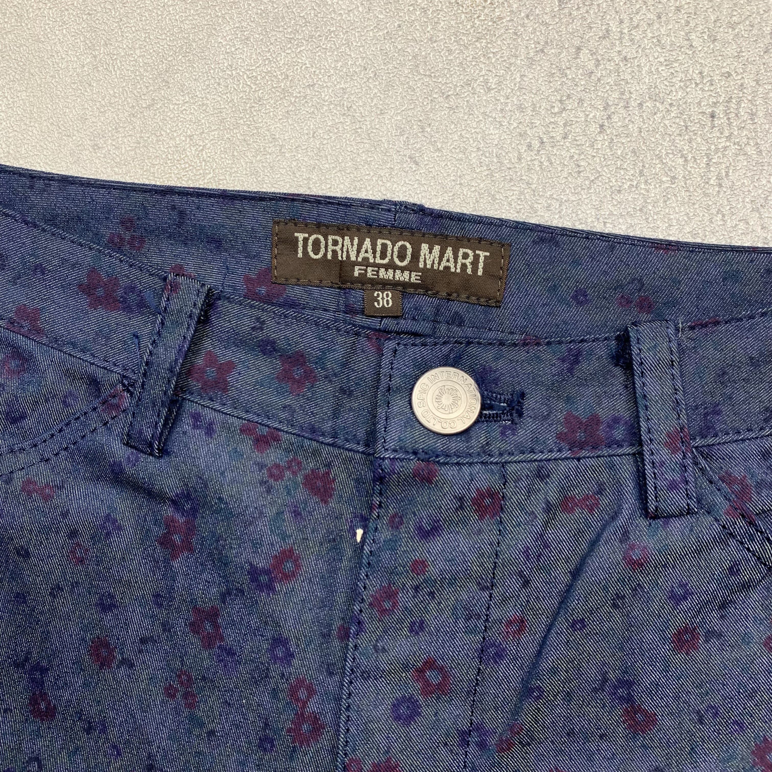 Tornado Mart Tornado Mart Printed Trousers Pants Size 28" / US 6 / IT 42 - 5 Thumbnail