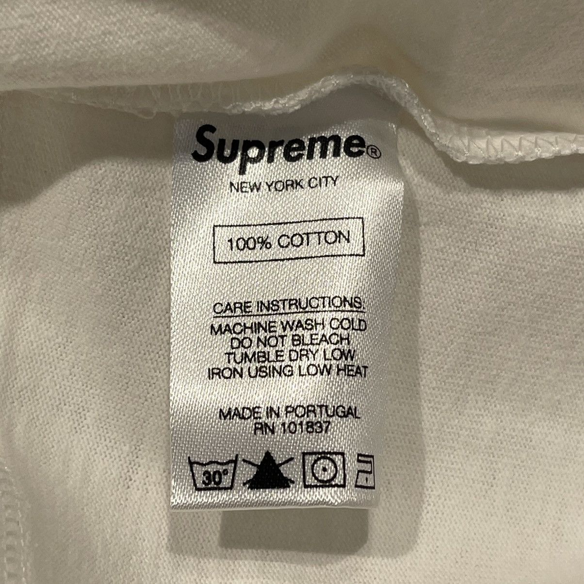 Comme des Garcons × Supreme Supreme Comme des Garcons SHIRT Split Box Logo Tee White Size US L / EU 52-54 / 3 - 6 Thumbnail