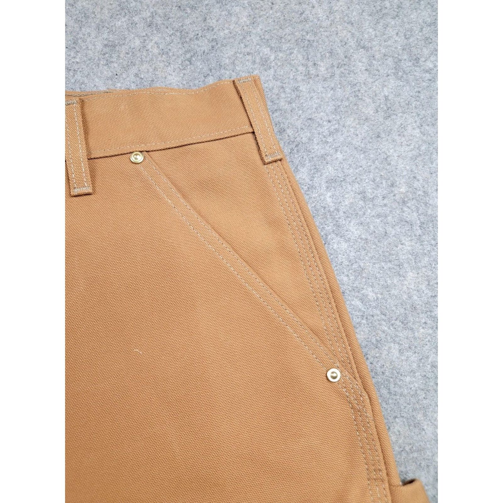 Carhartt Carhartt Pants Mens 40x34 Brown Loose Fit Double Front Utility Work USA Size US 40 / EU 56 - 3 Thumbnail