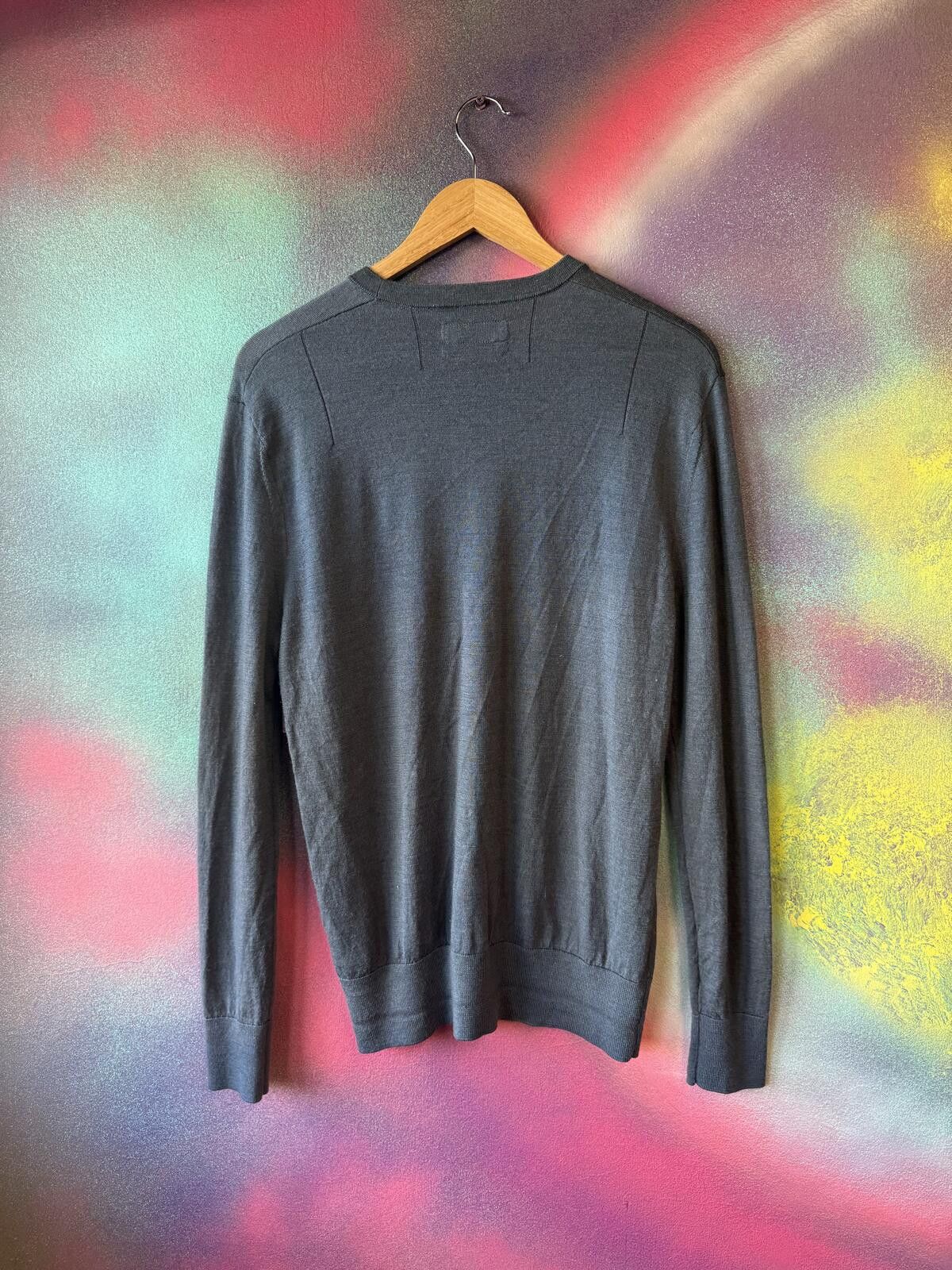Allsaints Allsaints tonic long sleeve crew neck top - mark blue Size US M / EU 48-50 / 2 - 4 Thumbnail